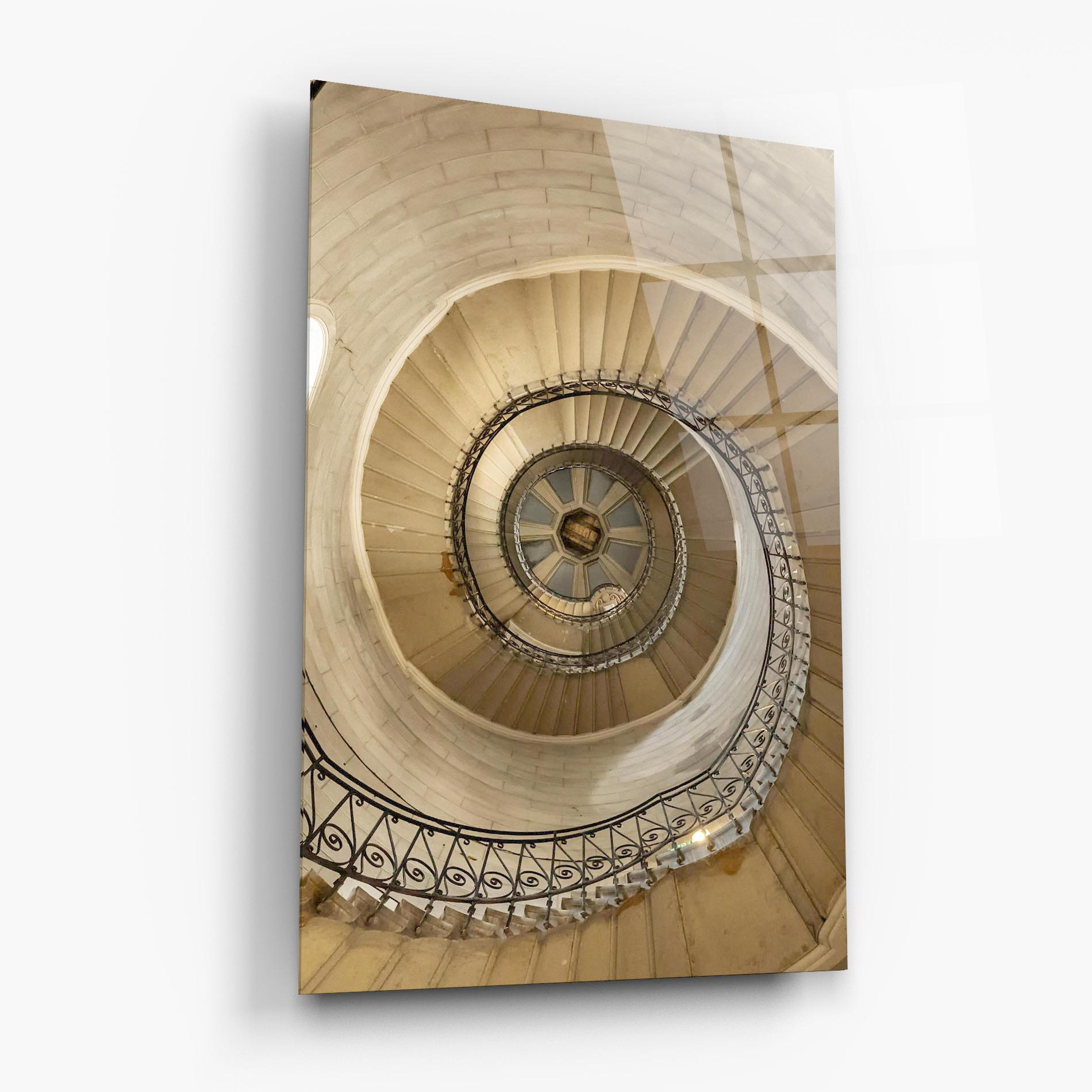 Tablou Sticla Cream Down Stairs mockup 6