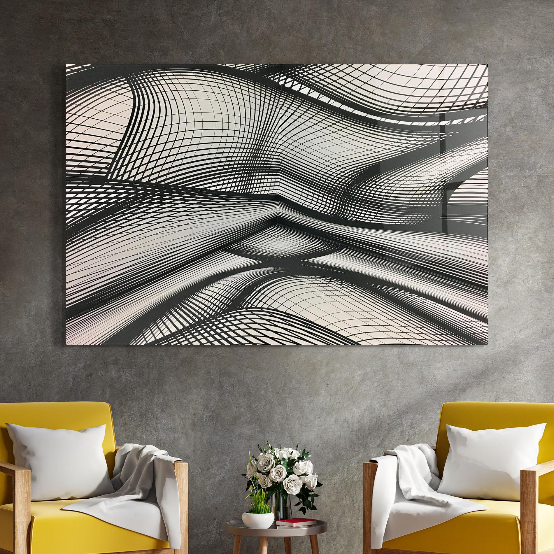 Tablou Sticla Room Drawing mockup 4