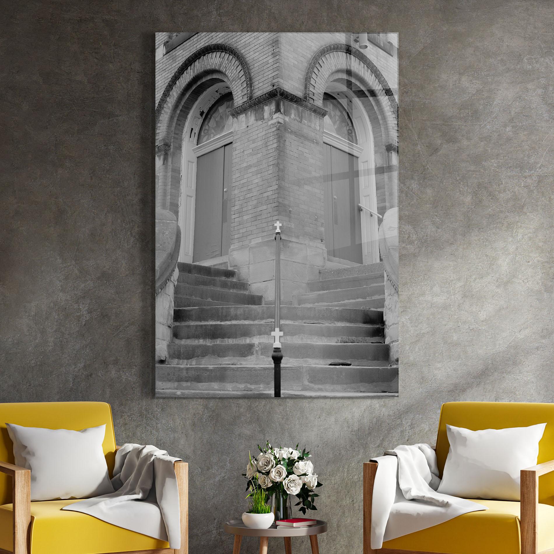 Tablou Sticla Grey Dors mockup 4