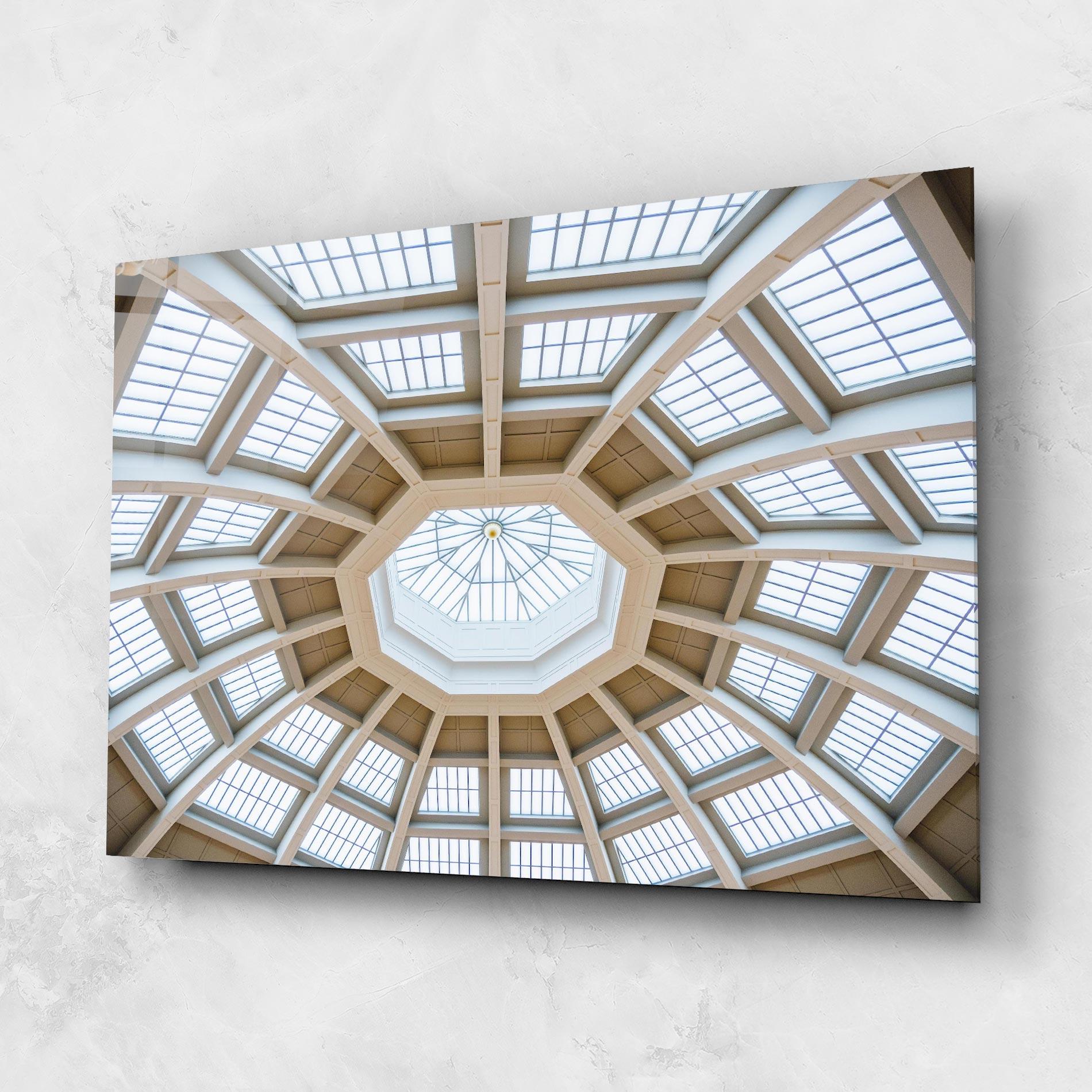 Tablou Sticla Ceiling Dome mockup 1