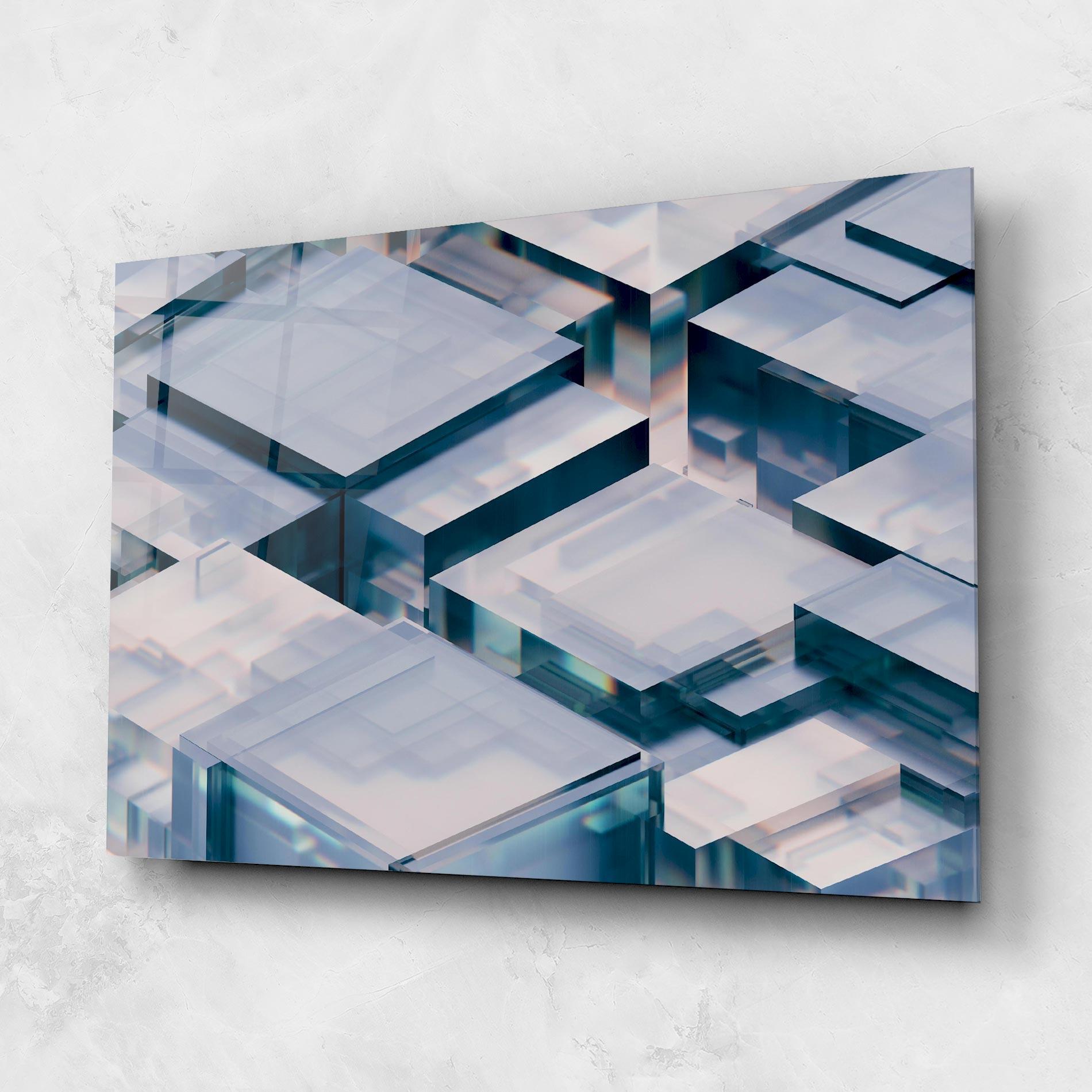Tablou Sticla Square Glass mockup 1