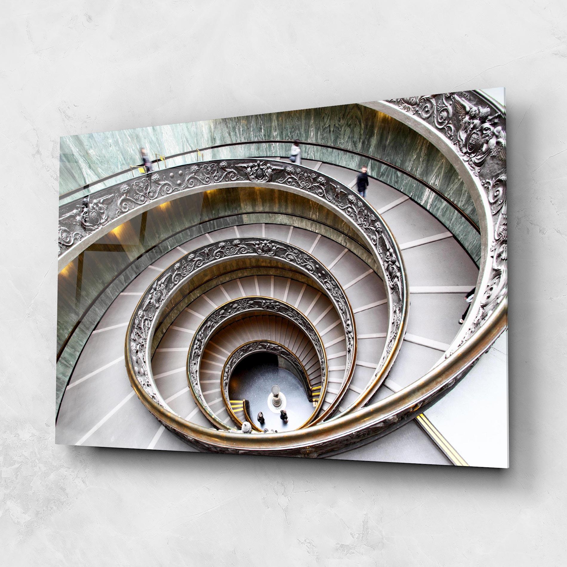 Tablou Sticla Vatican Museum mockup 1