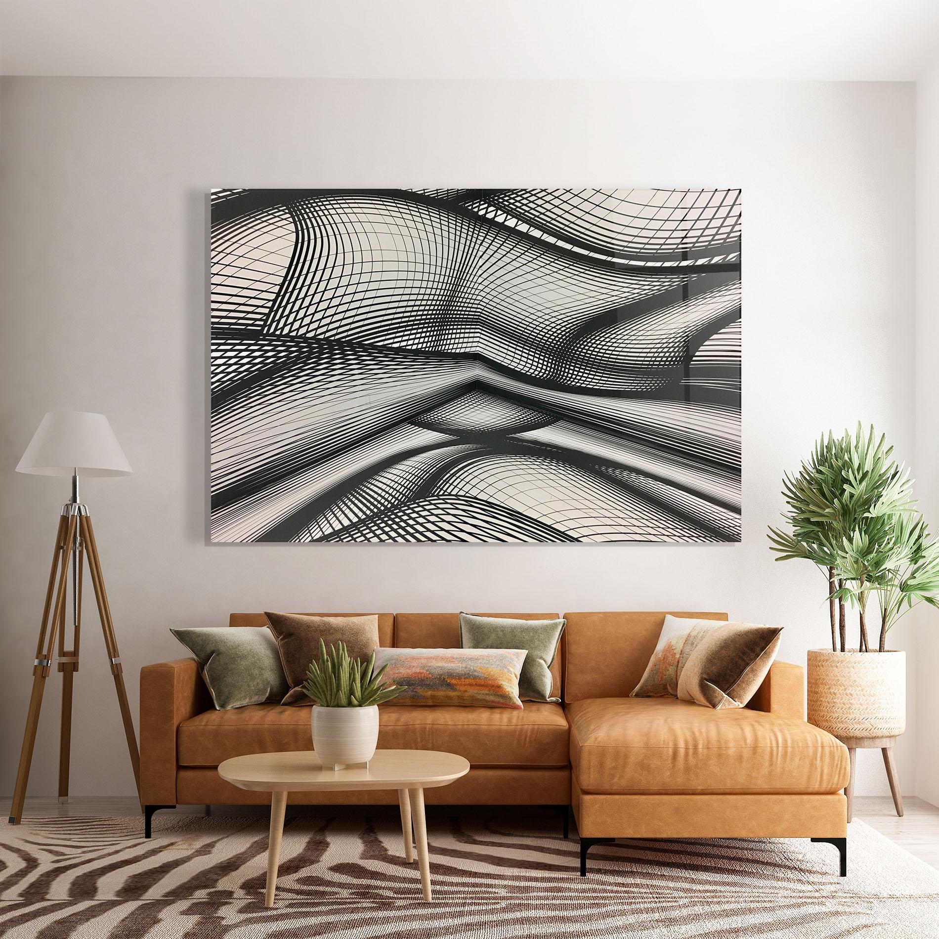 Tablou Sticla Room Drawing mockup 7