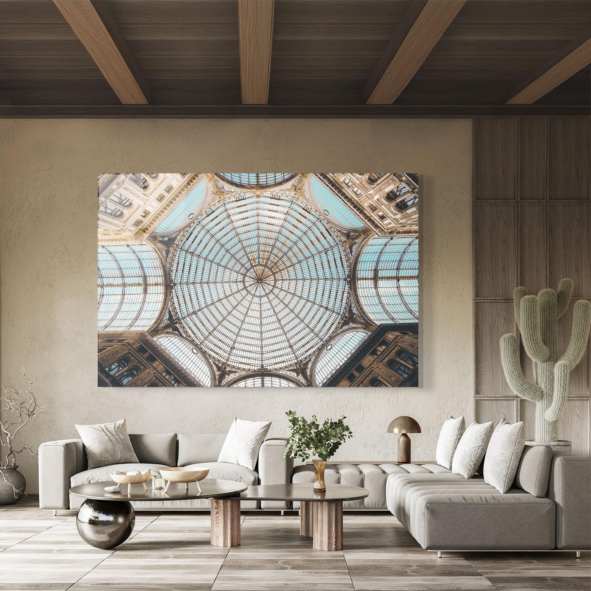 Tablou Sticla Italy Celling mockup 8