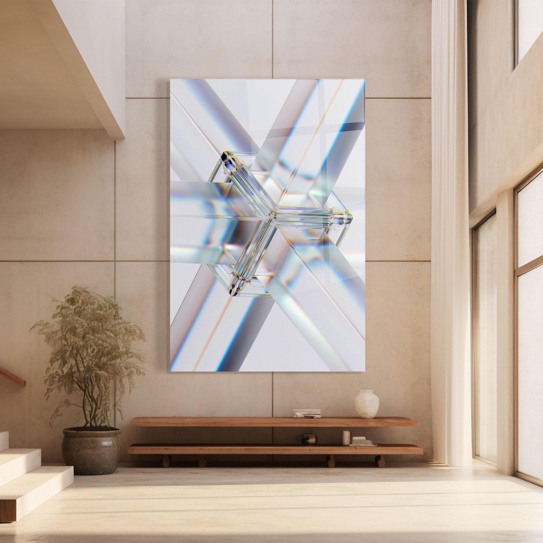 Tablou Sticla Glass Shape mockup 8