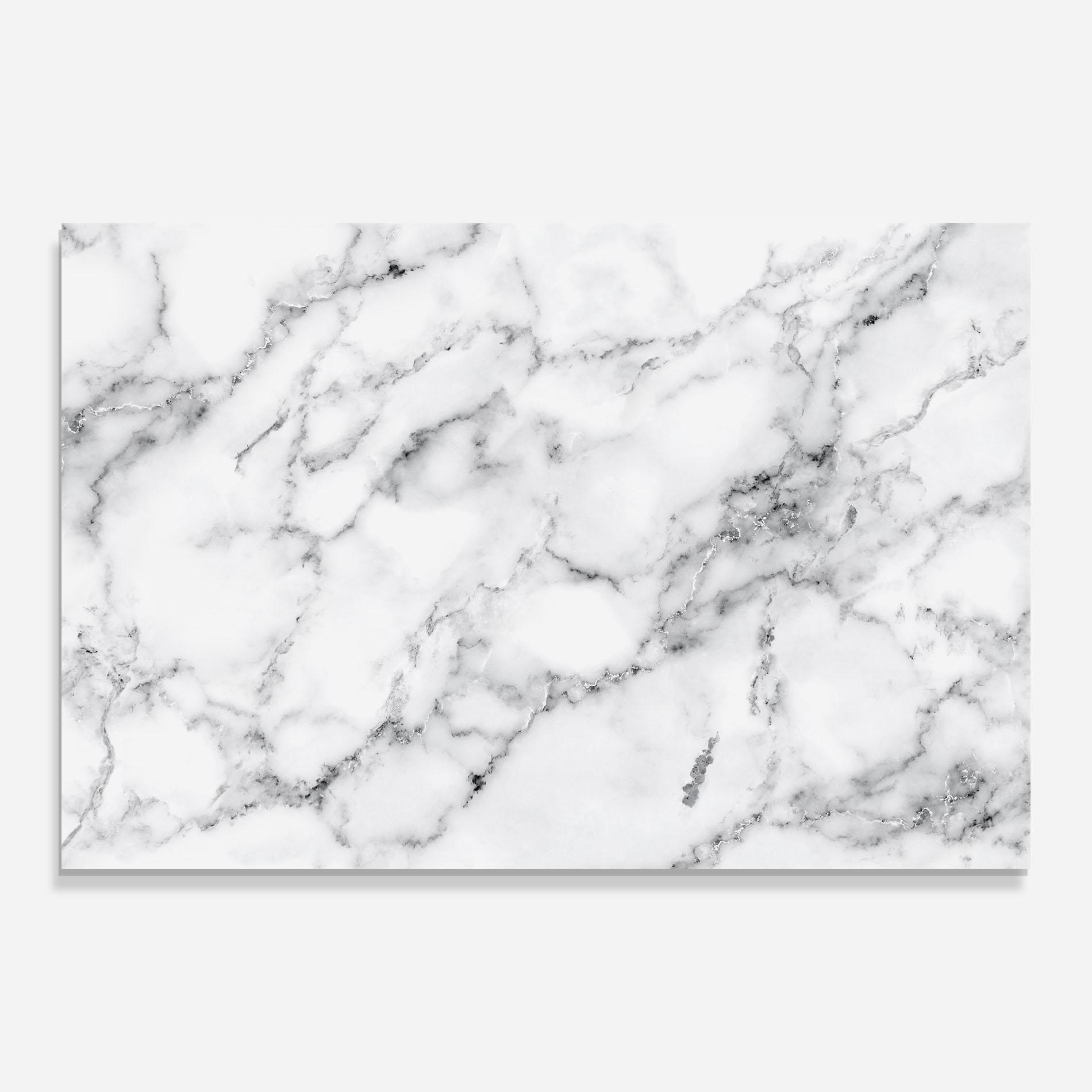 Tablou Sticla Basic White Marble mockup 0