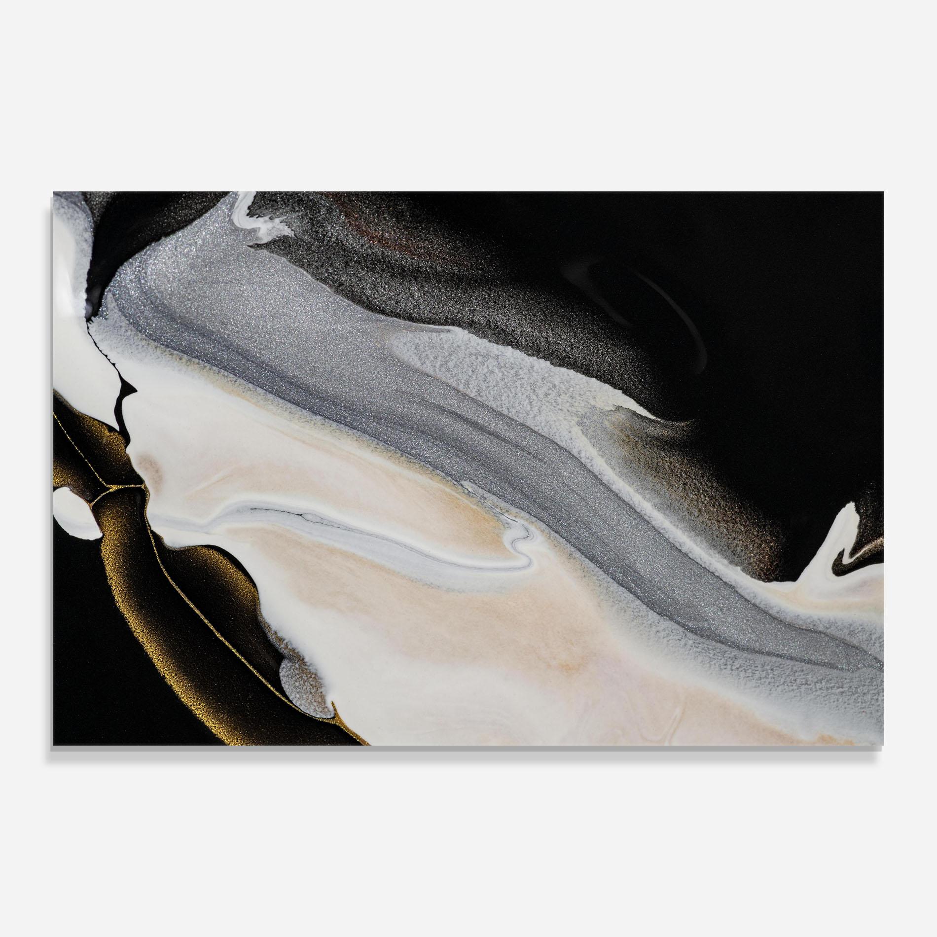 Tablou Sticla Black Light Grey mockup 0