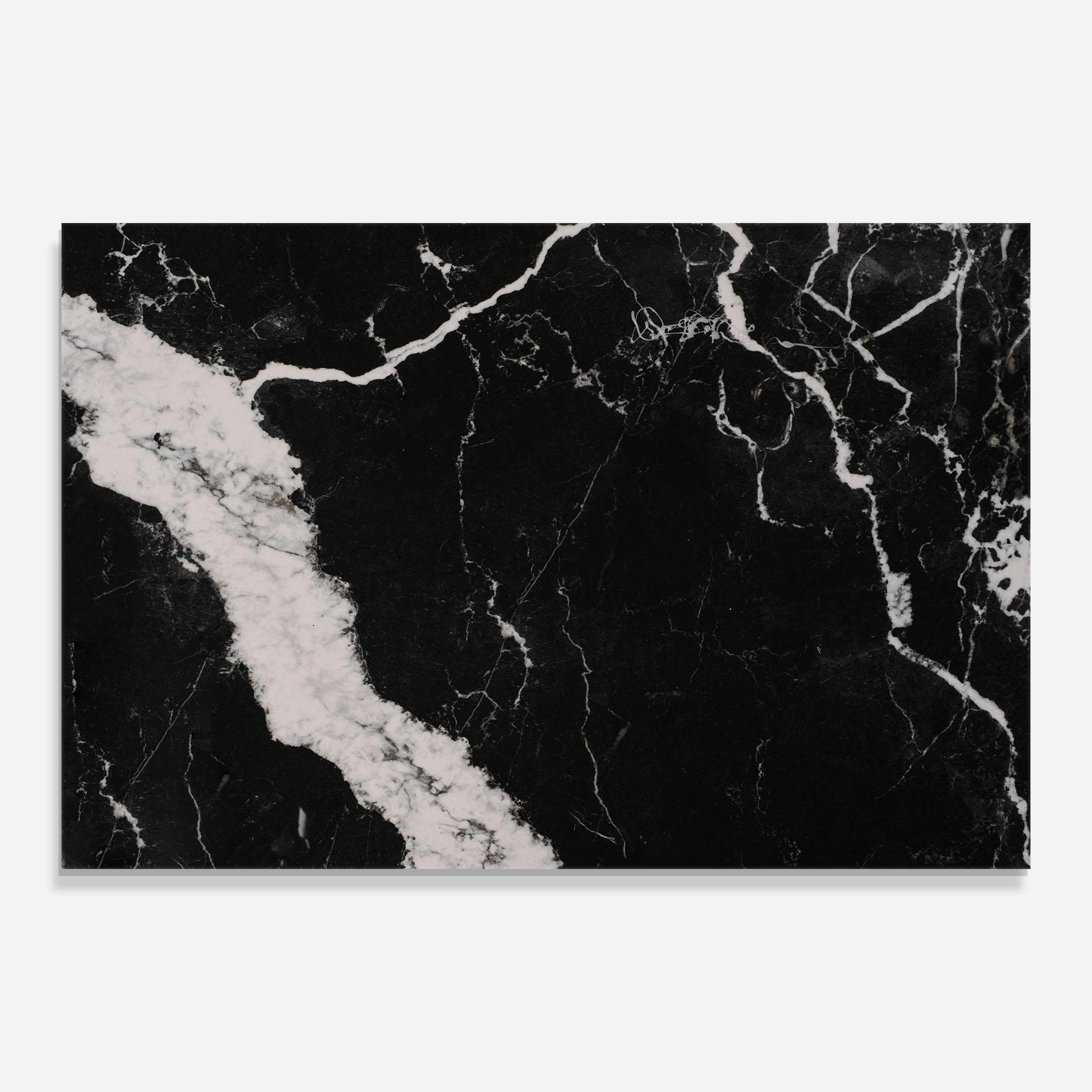 Tablou Sticla Black Marble Light Grey mockup 0