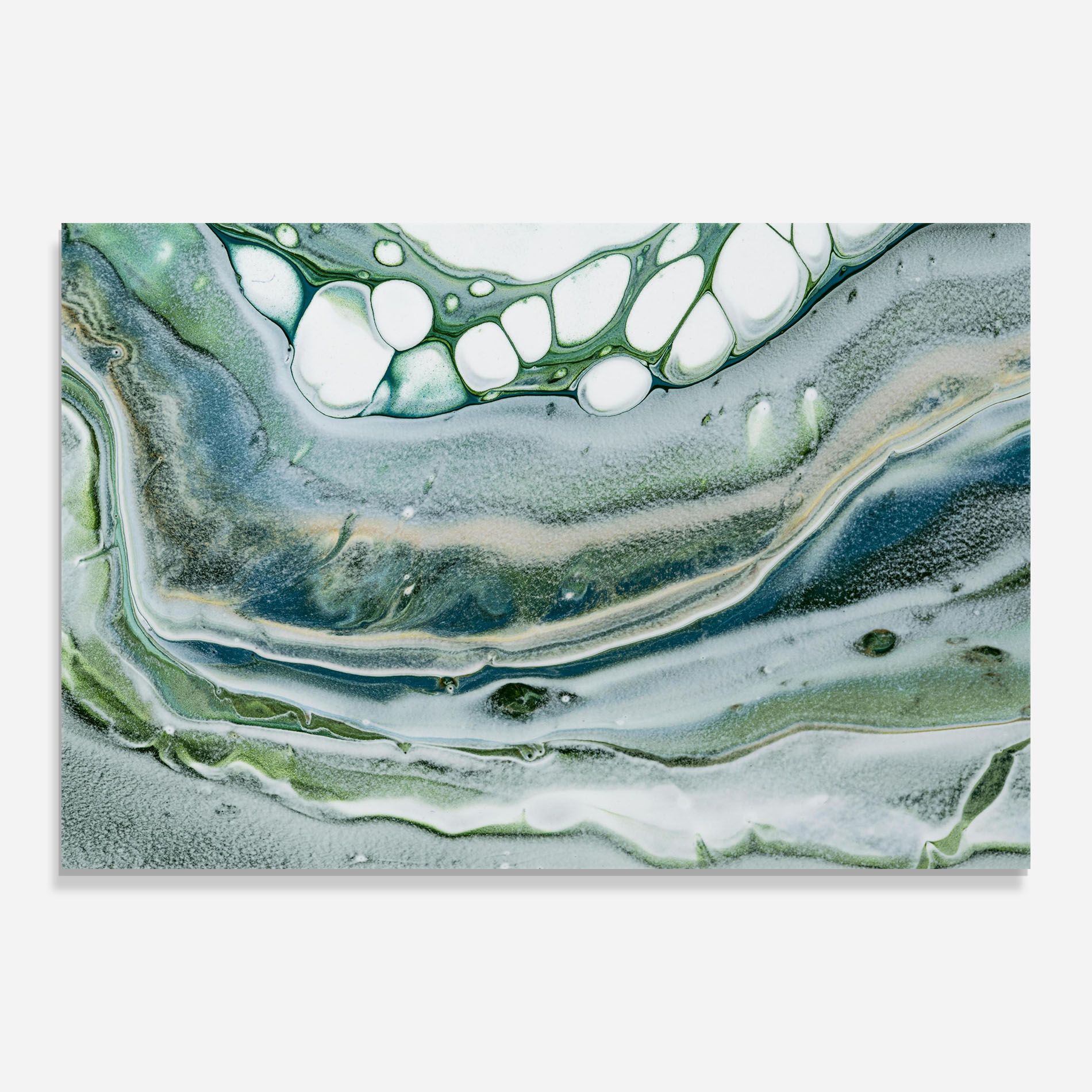 Dark Green Liquid mockup 0