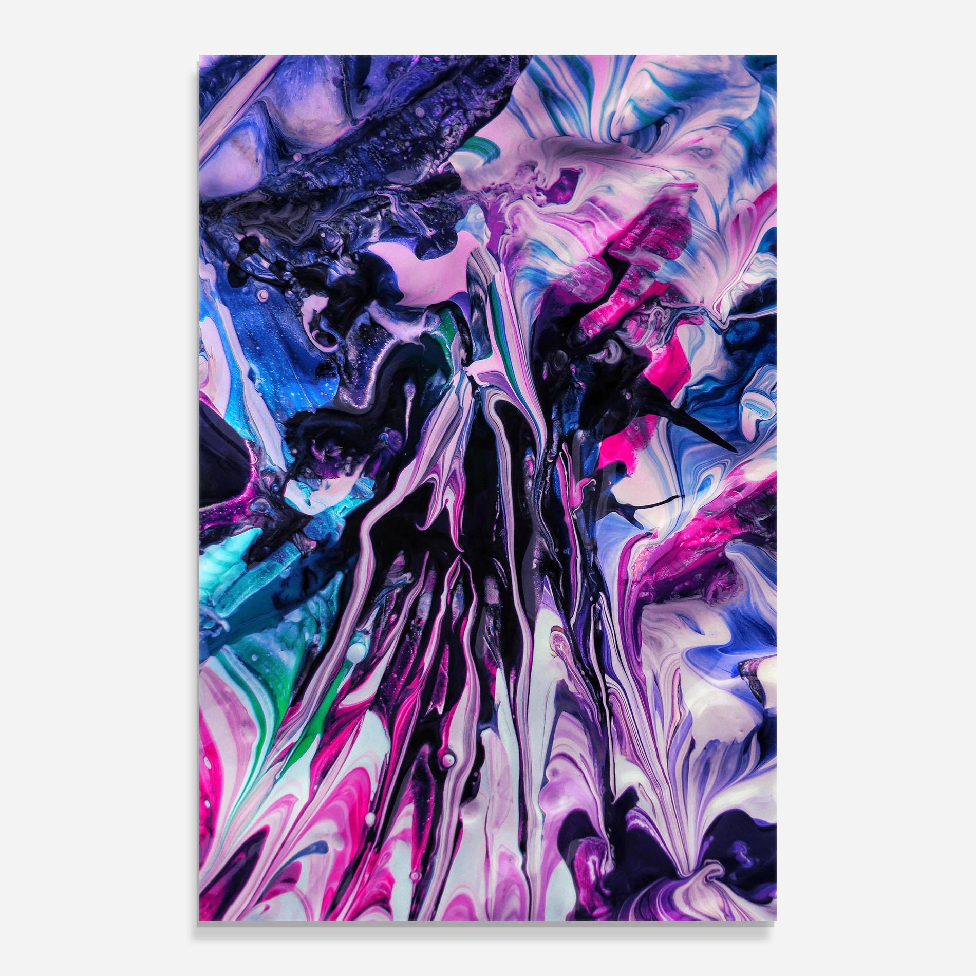 Tablou Sticla Abstract Rose Colours mockup 0