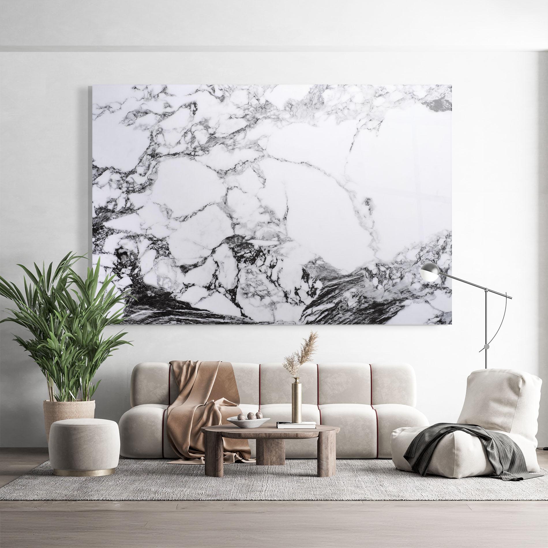 Tablou Sticla Marble Dark Grey mockup 9