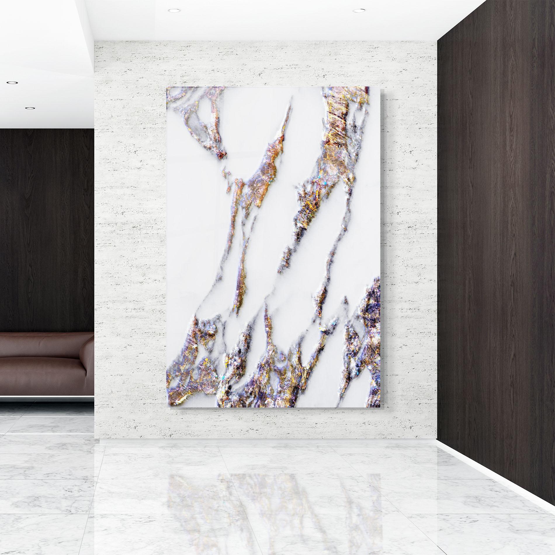 Tablou Sticla Beautiful Color Marble mockup 9