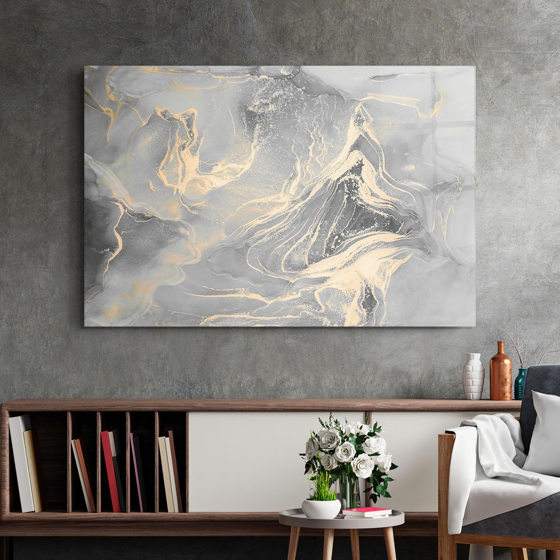 Tablou Sticla Abstract Illusion mockup 2