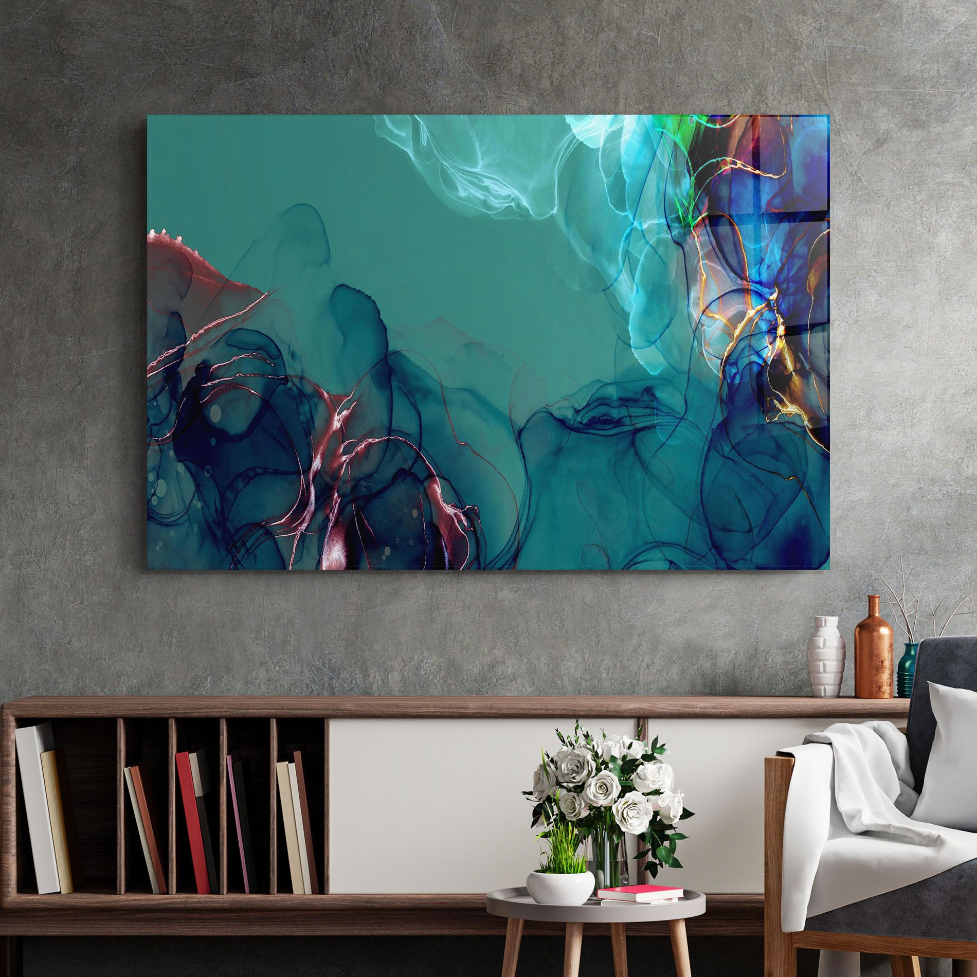 Darkish Abstract mockup 2