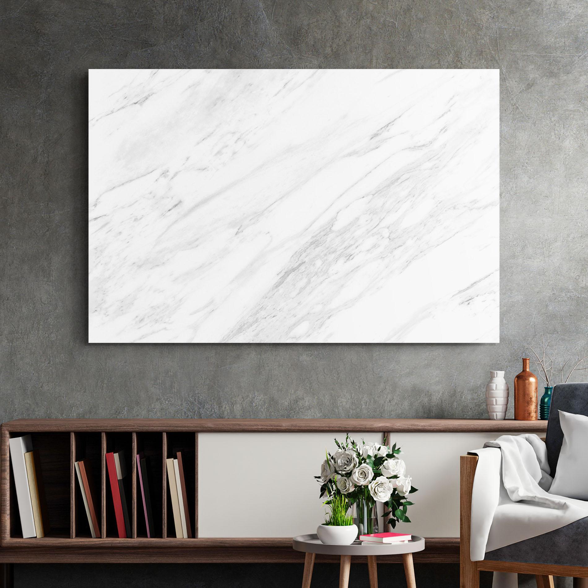 Tablou Sticla Light Grey Marble mockup 2