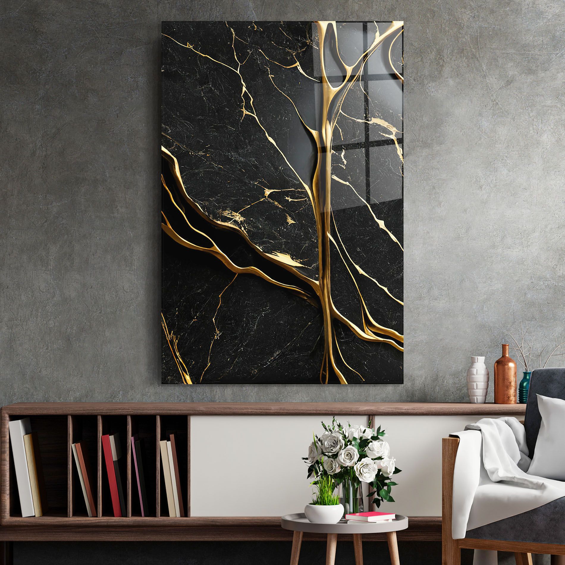 Black Square Marble mockup 2
