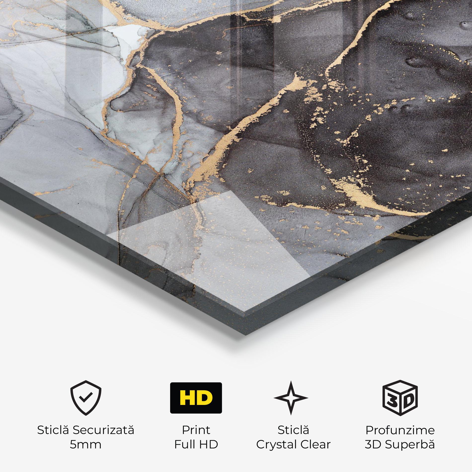 Tablou Sticla Abstract Marble mockup 3