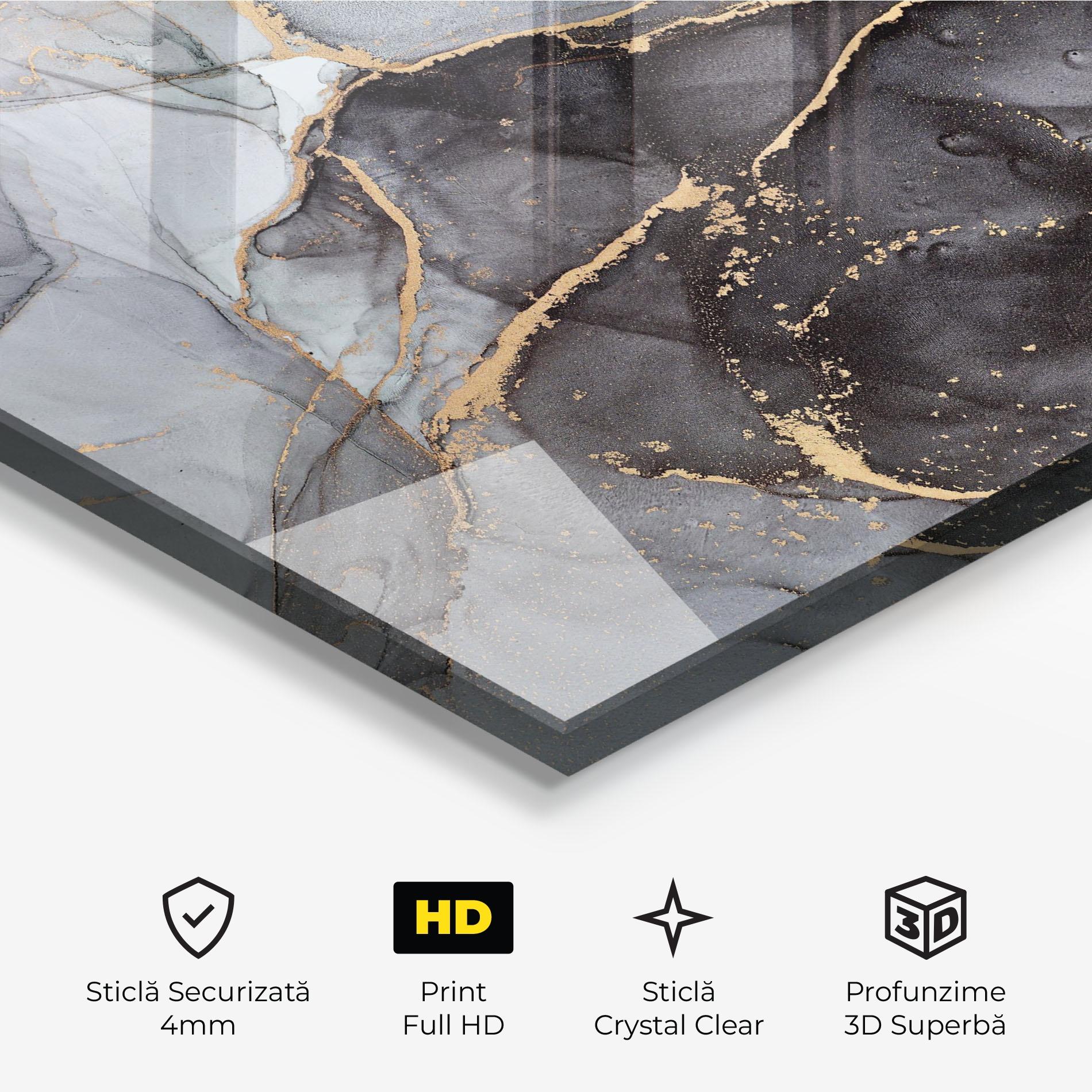 Tablou Sticla Abstract Marble mockup 3