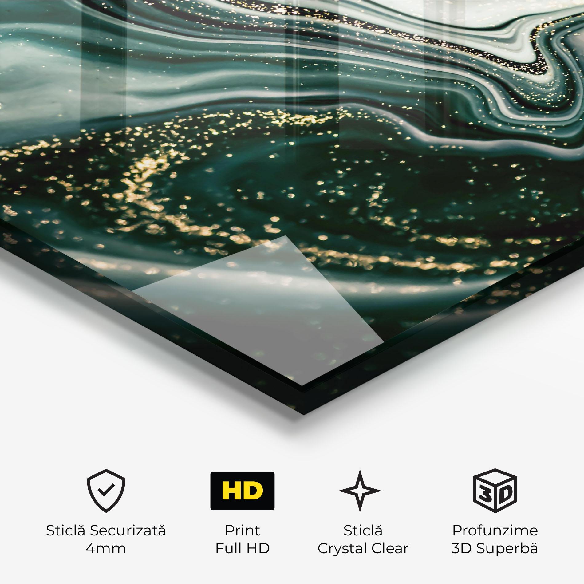 Tablou Sticla Abstract Shades mockup 3