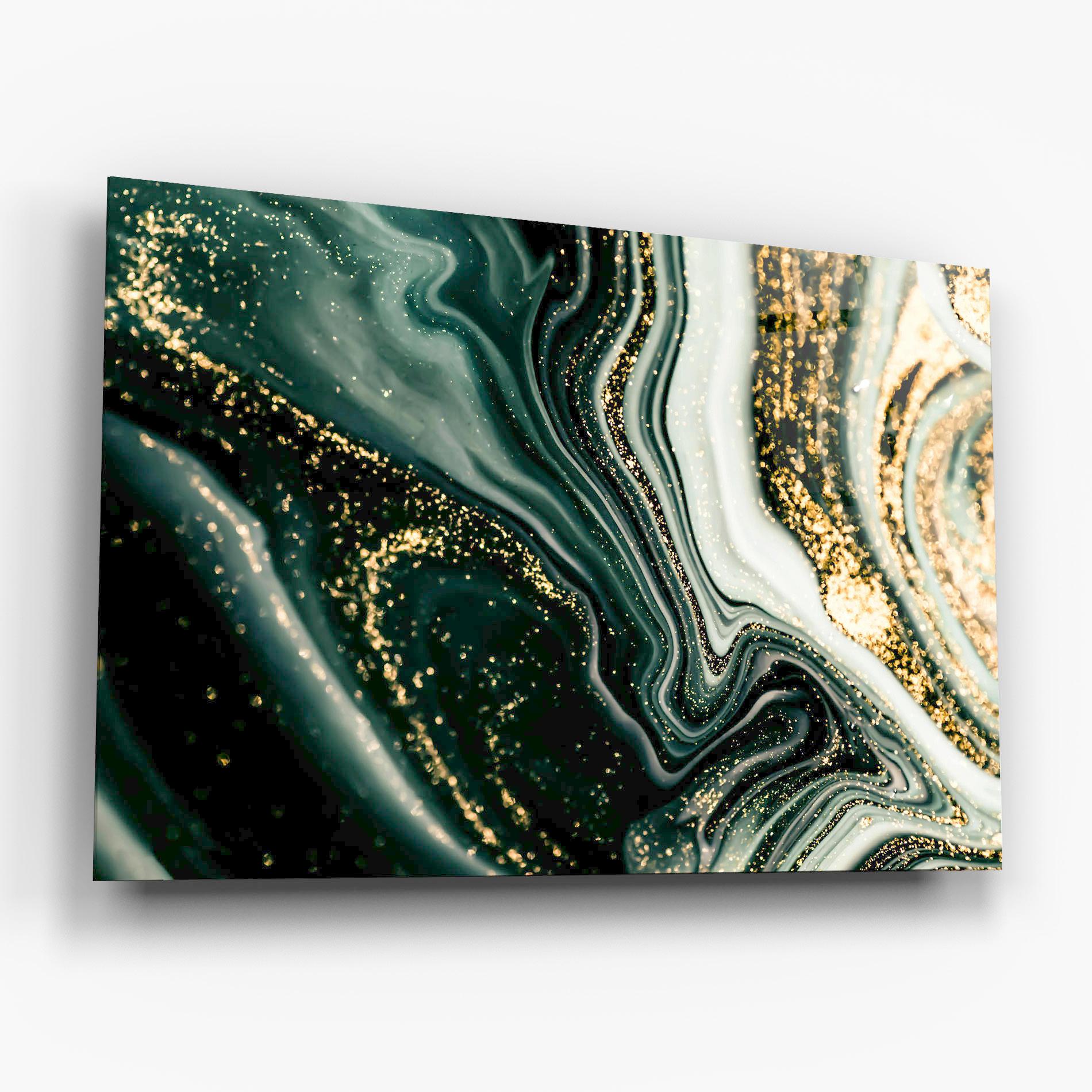 Tablou Sticla Abstract Shades mockup 6