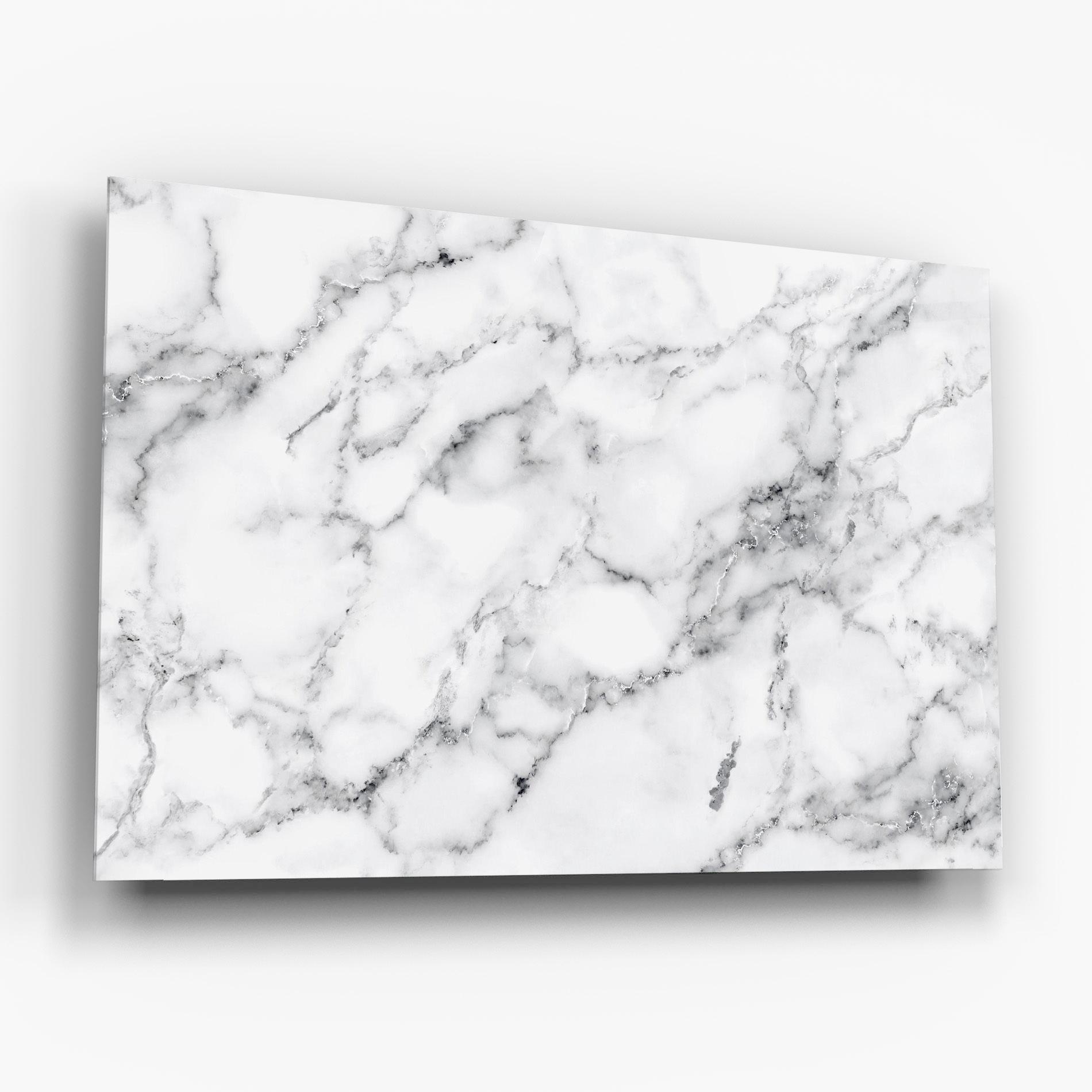 Tablou Sticla Basic White Marble mockup 6