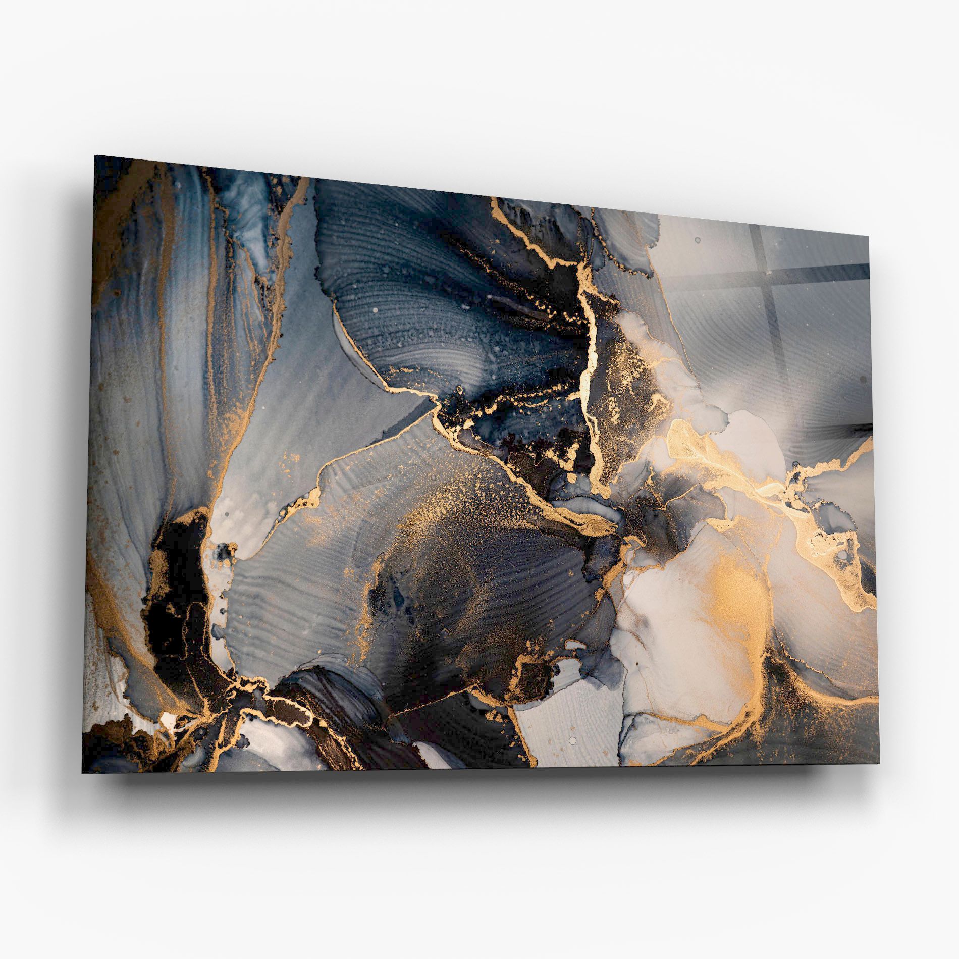 Golden Abstract Marble mockup 6