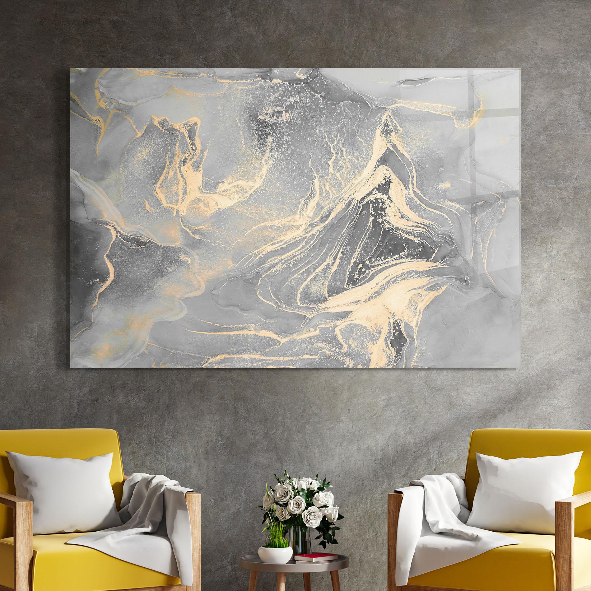 Tablou Sticla Abstract Illusion mockup 4