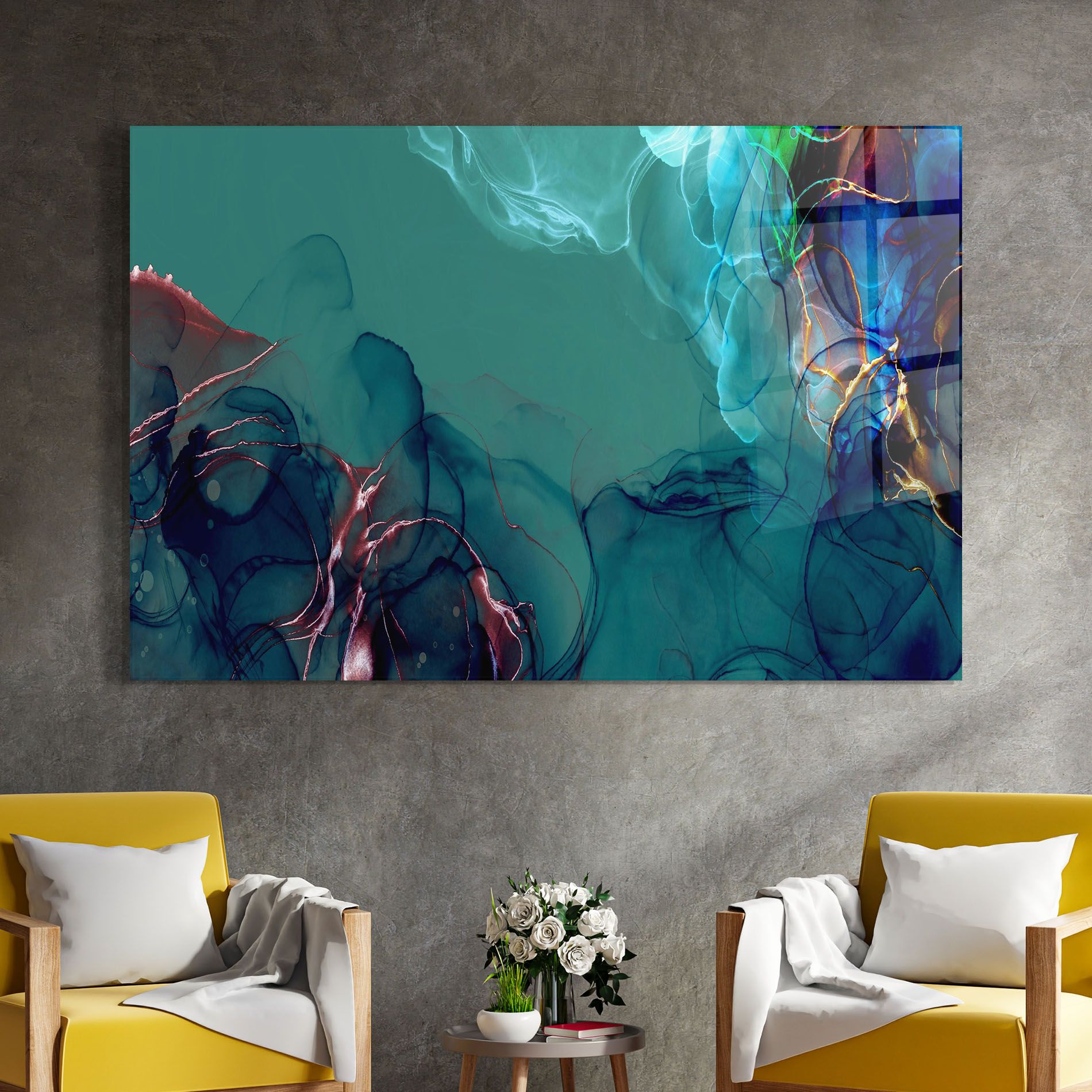 Darkish Abstract mockup 4