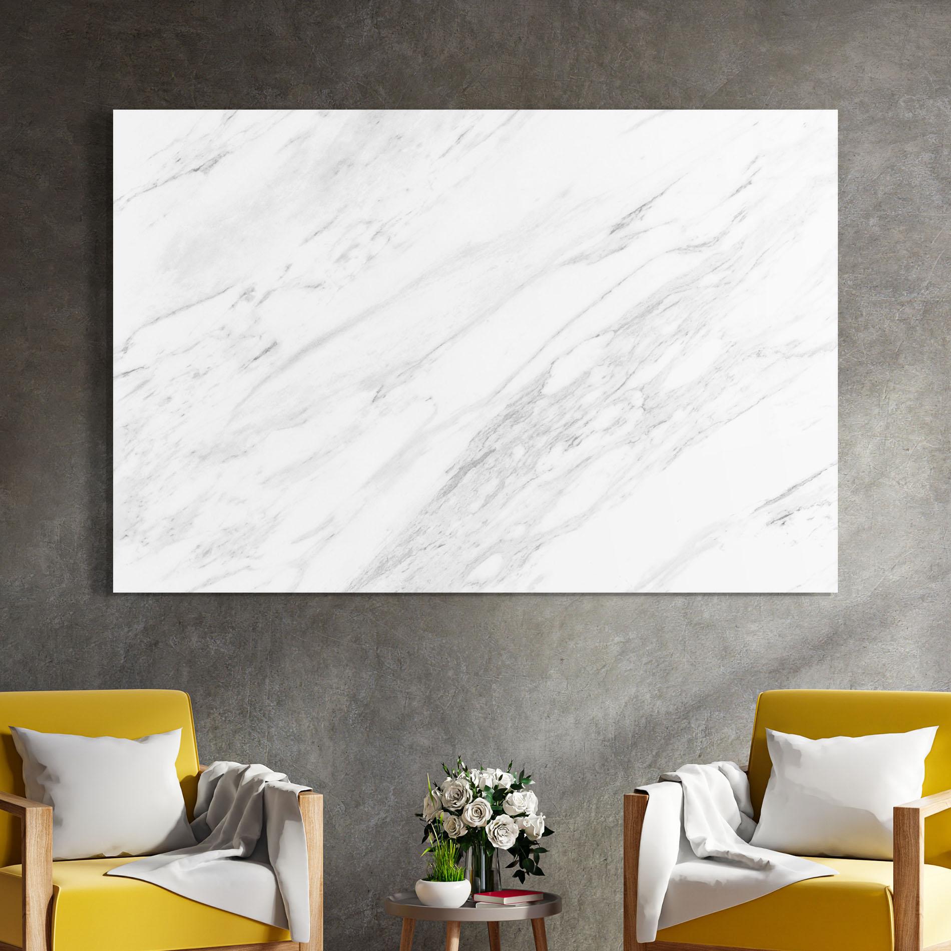Tablou Sticla Light Grey Marble mockup 4