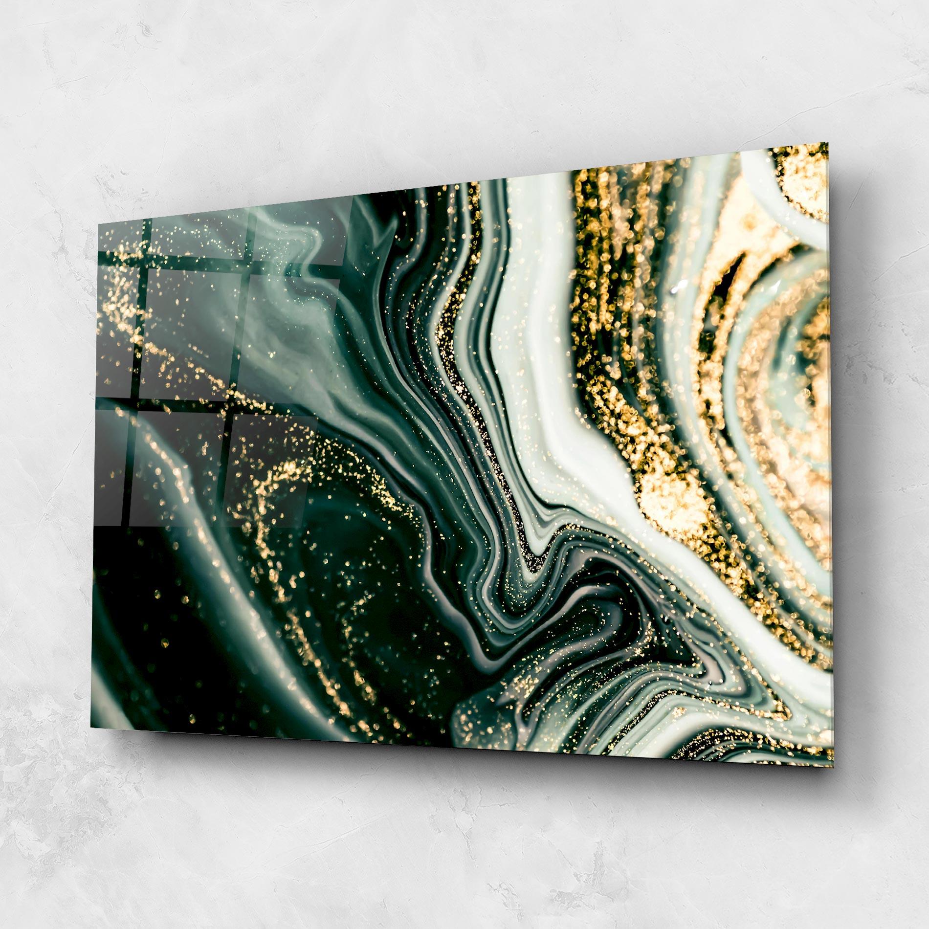 Tablou Sticla Abstract Shades mockup 1