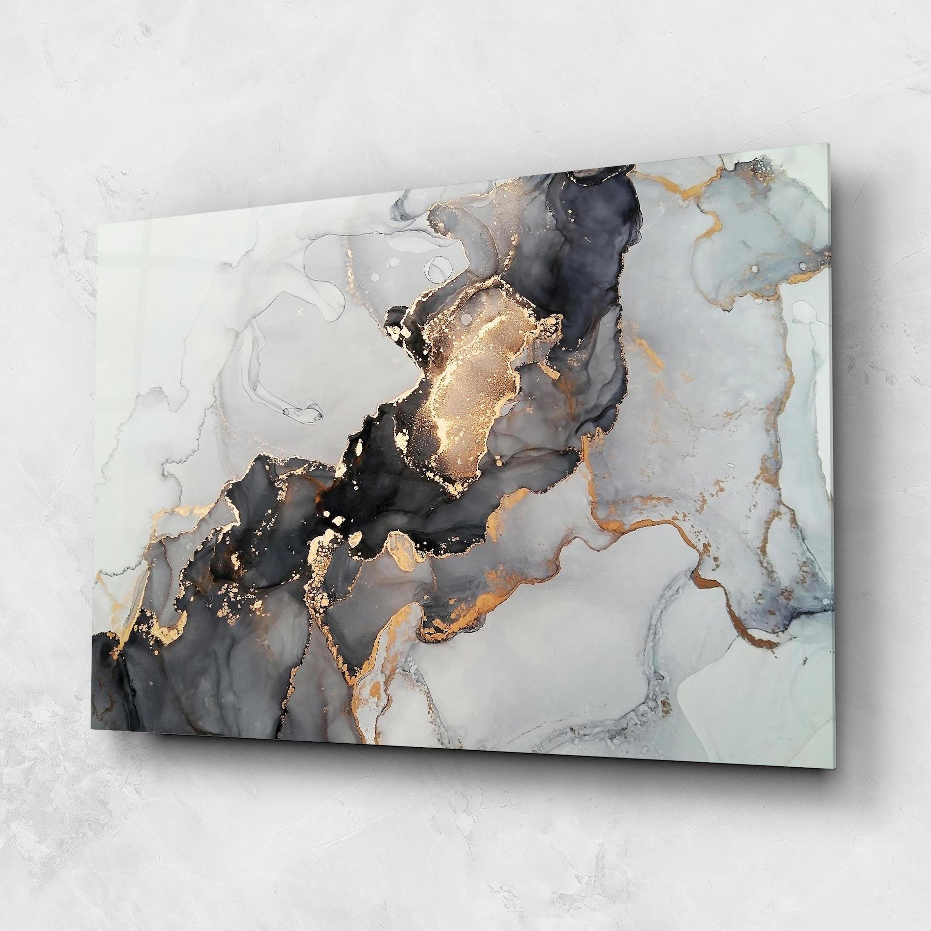 Tablou Sticla Marble Shades mockup 1