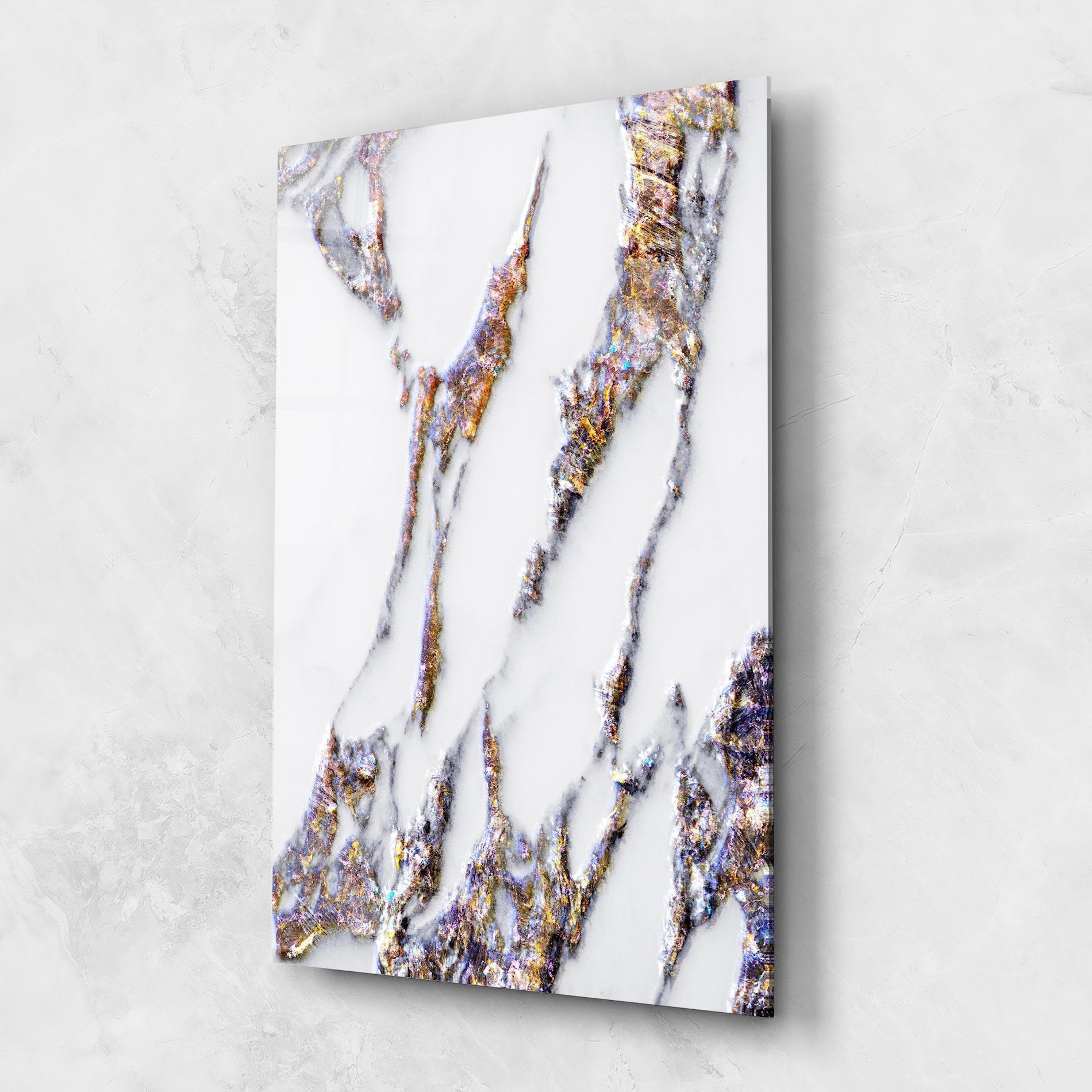 Tablou Sticla Beautiful Color Marble mockup 1