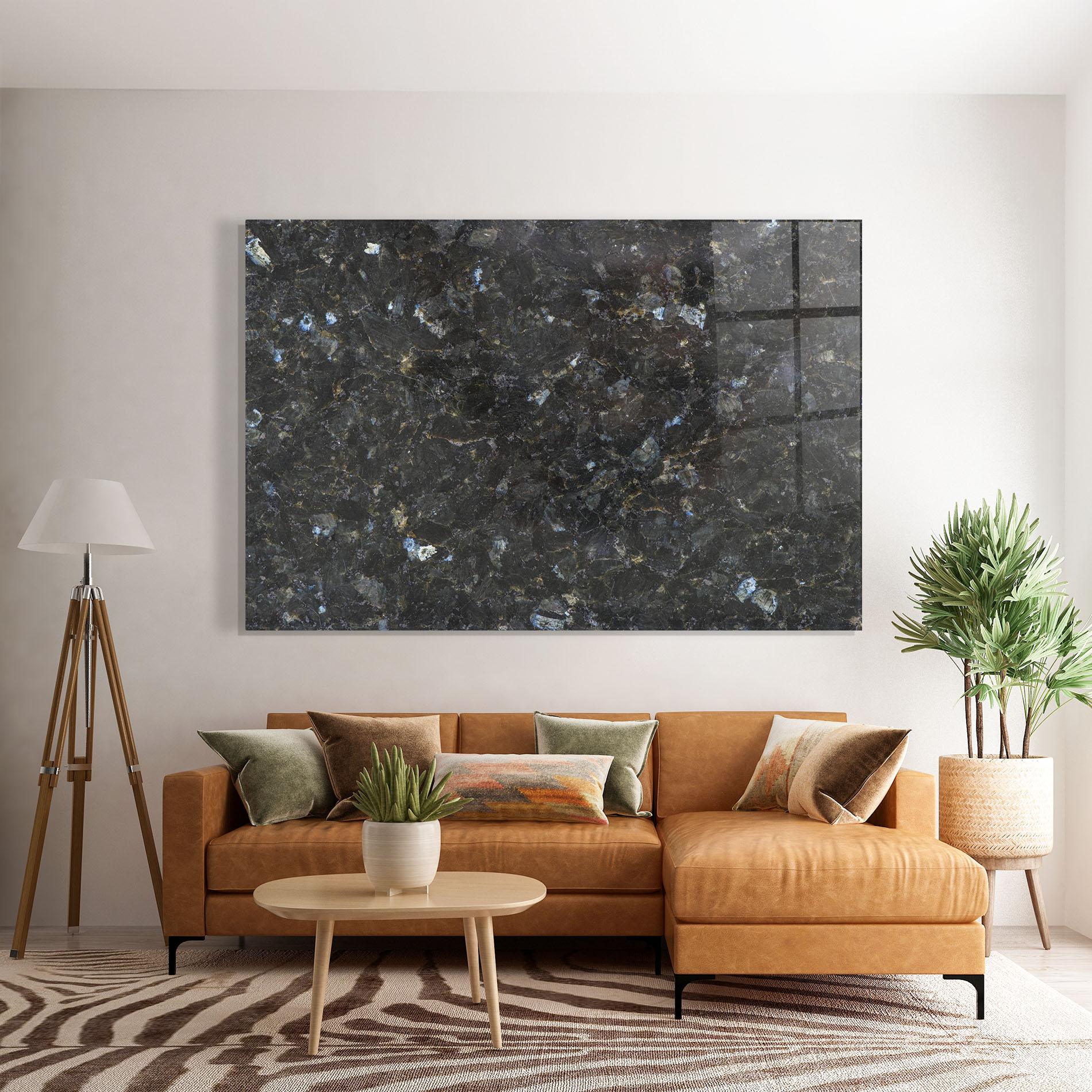 Tablou Sticla Dark Grey Marble mockup 7