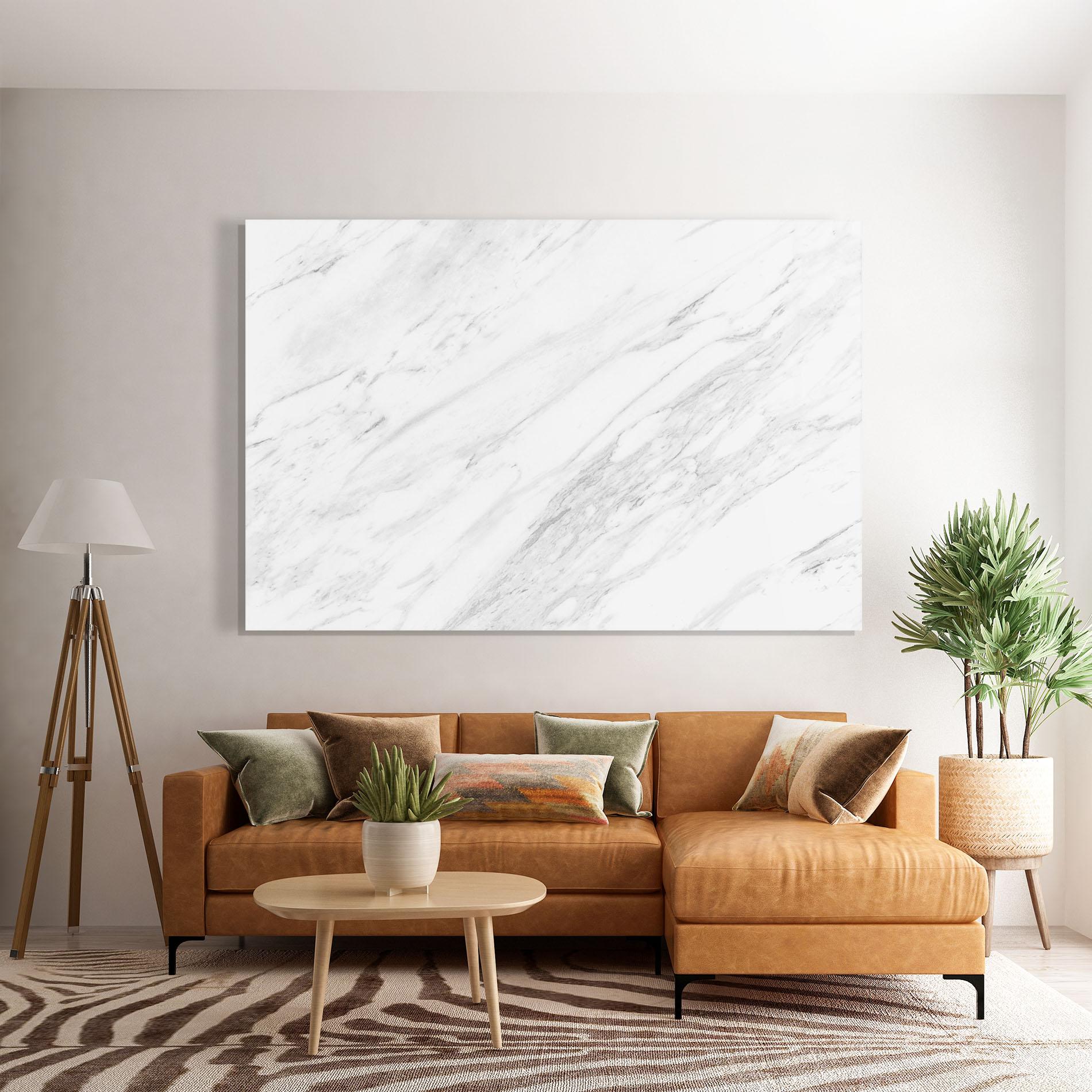 Tablou Sticla Light Grey Marble mockup 7