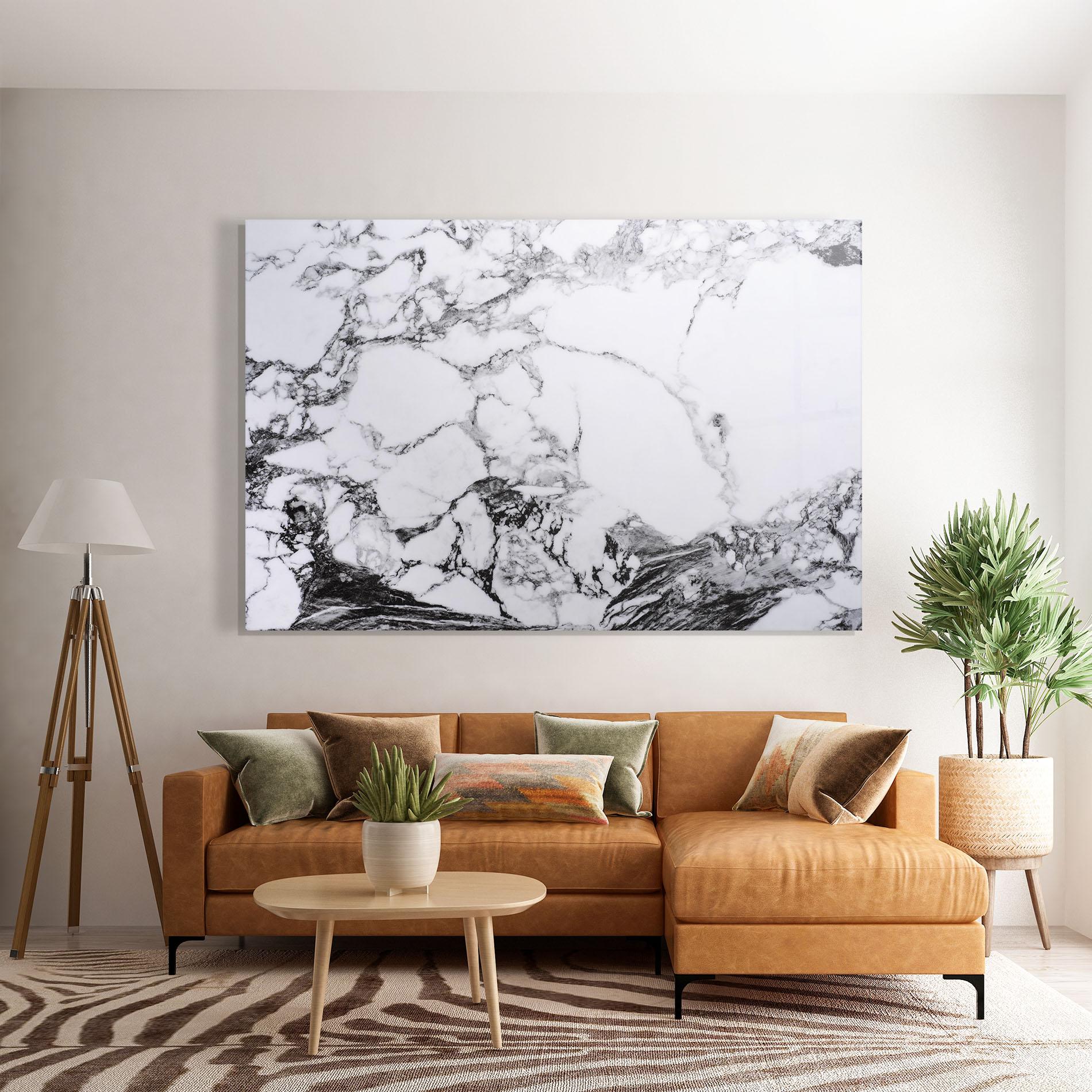 Tablou Sticla Marble Dark Grey mockup 7