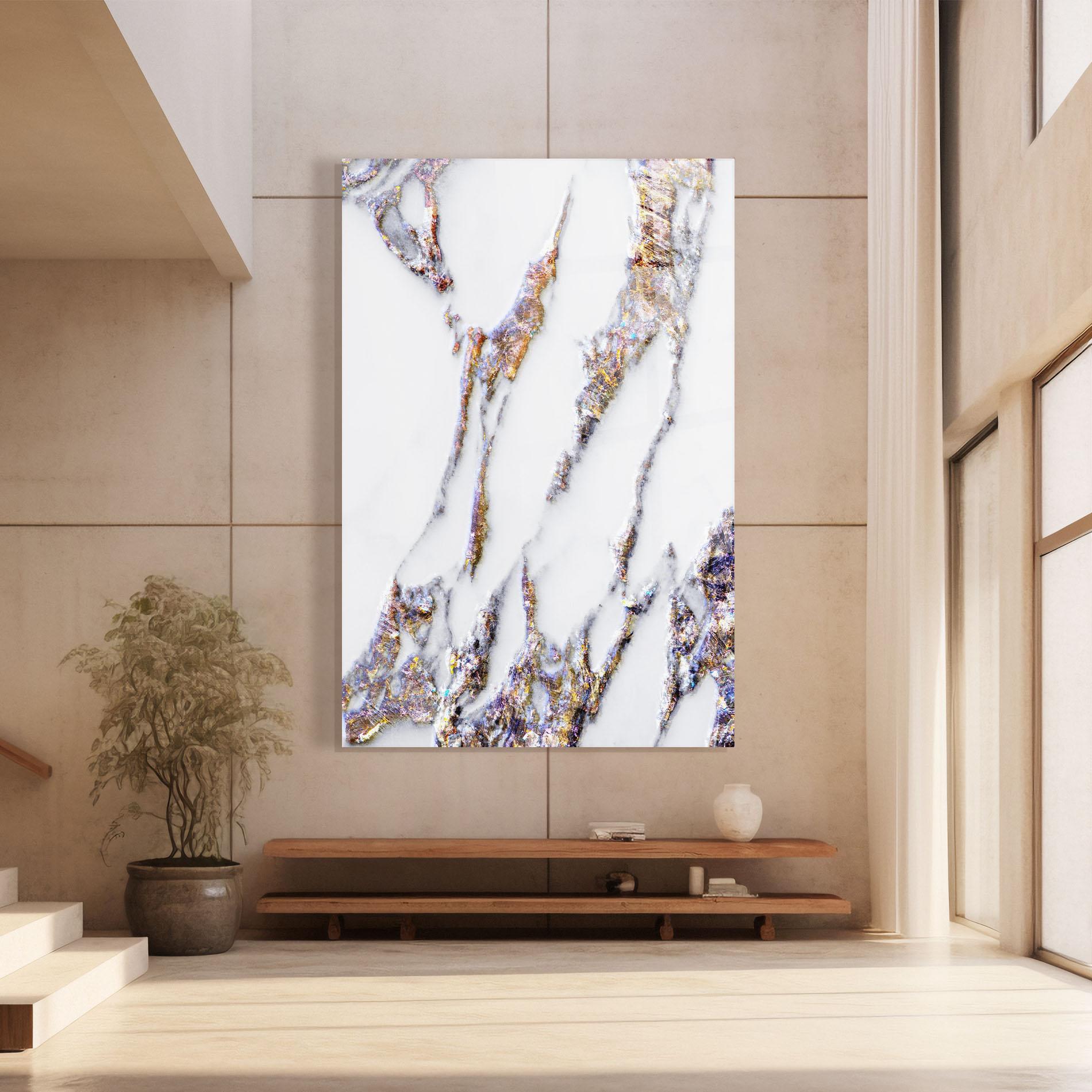 Tablou Sticla Beautiful Color Marble mockup 8