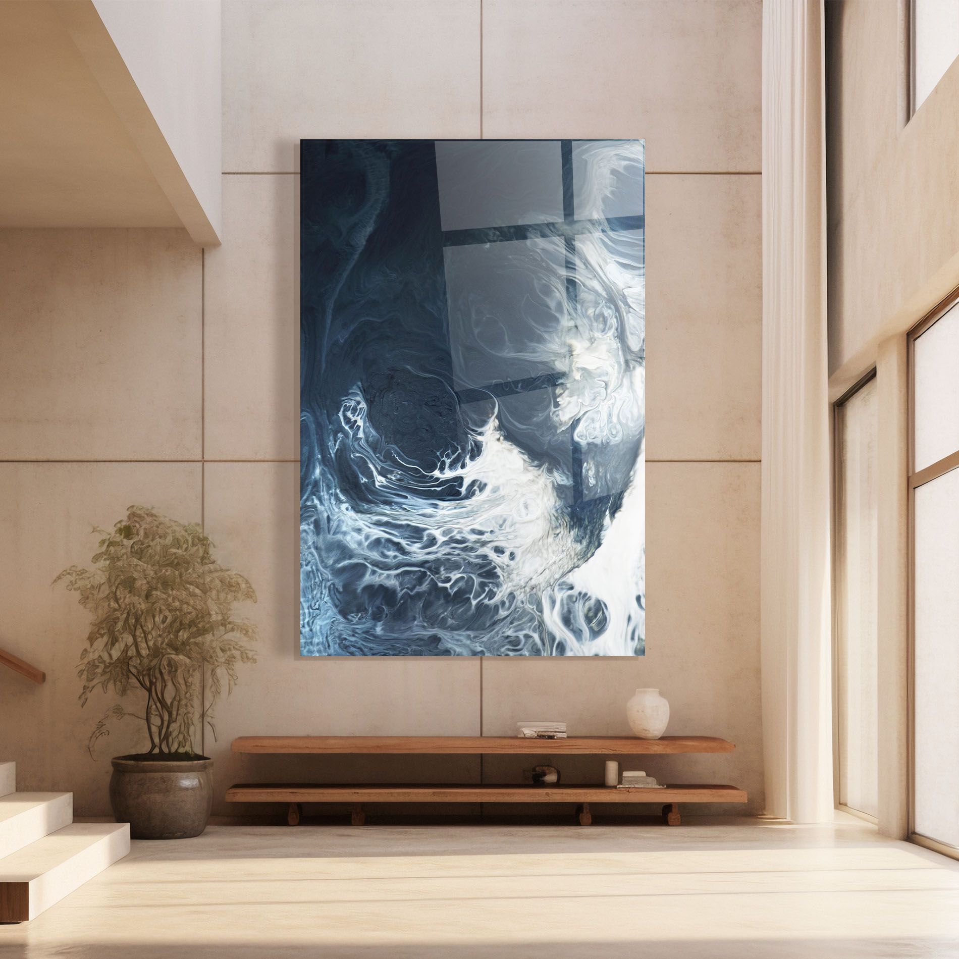 Dark Blue Wave mockup 8