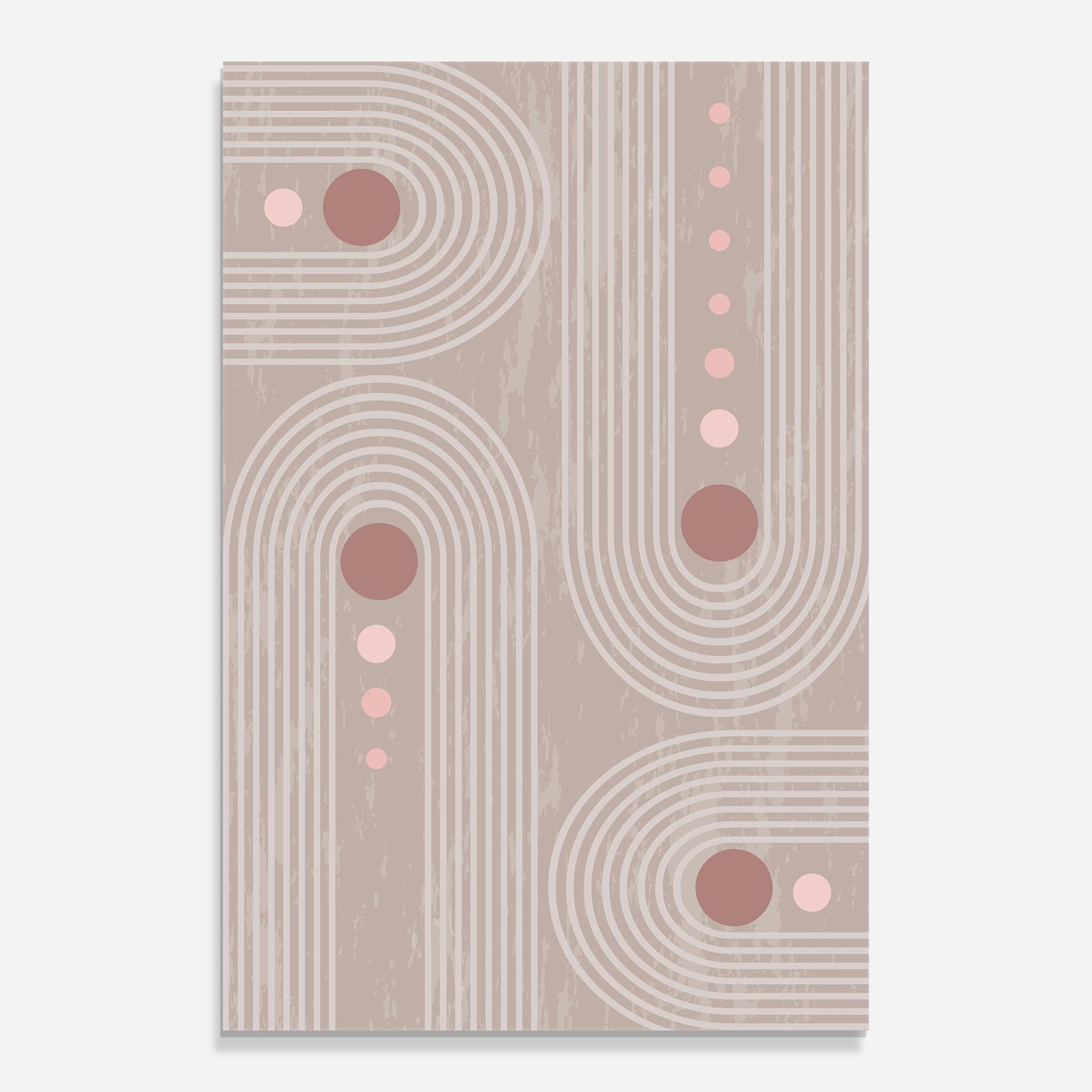 Pink Circle On Cream mockup 0