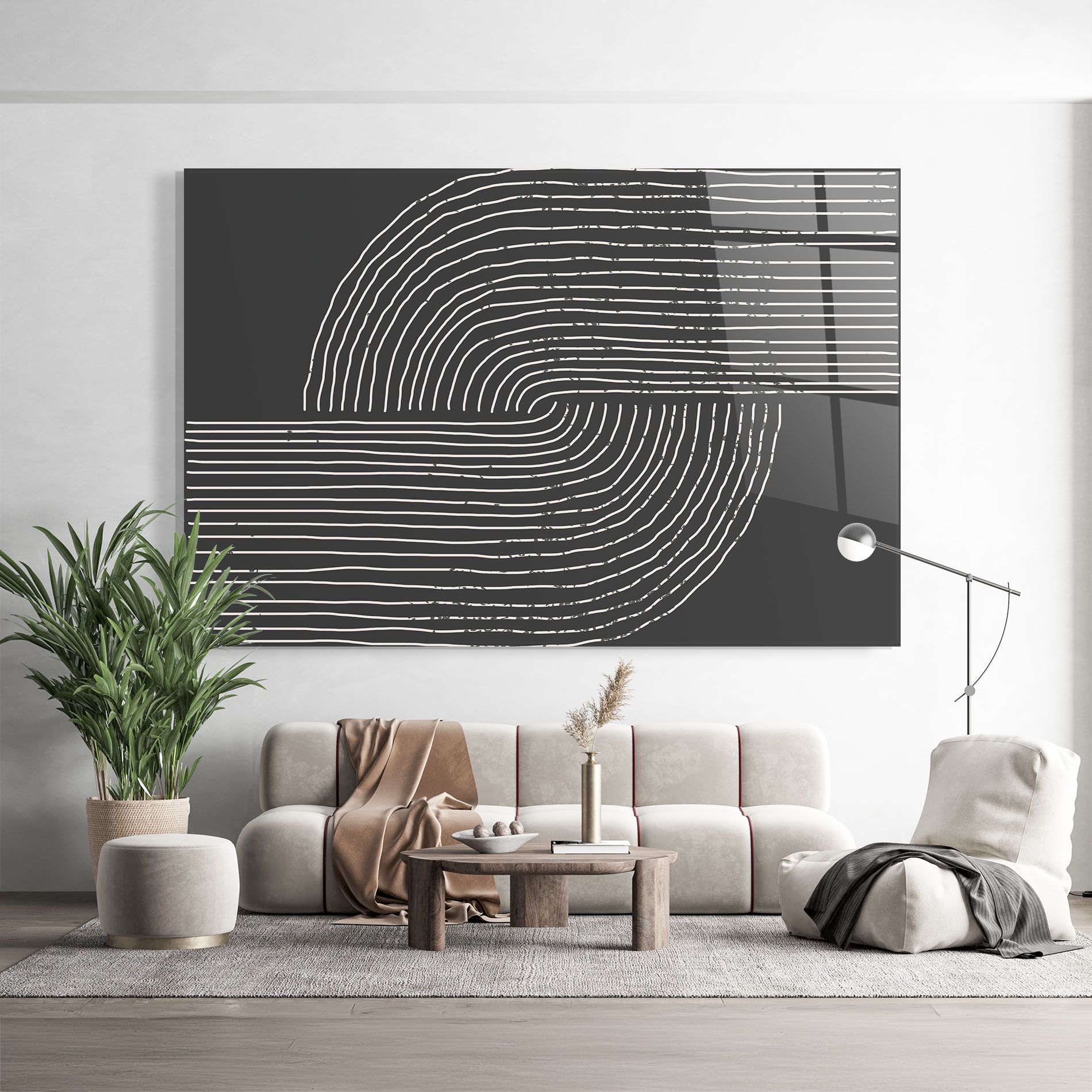 Minimalist Circle mockup 9