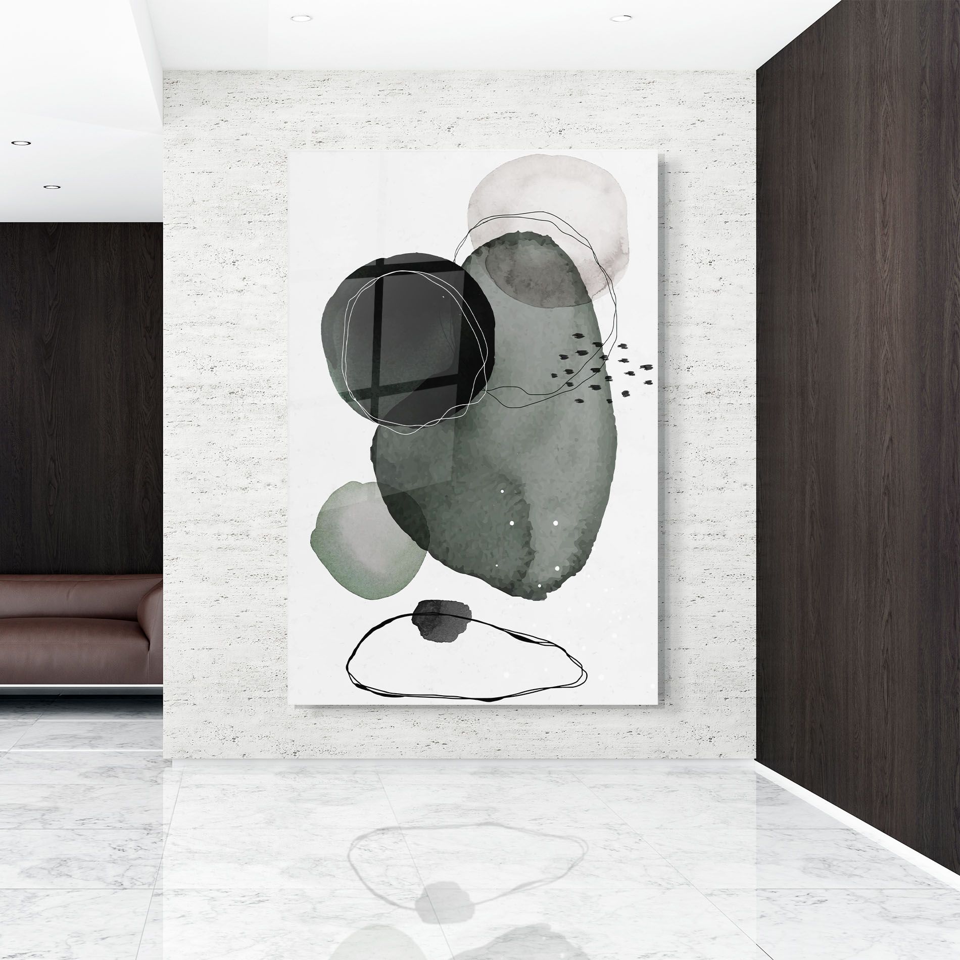 Green Watercolor mockup 9