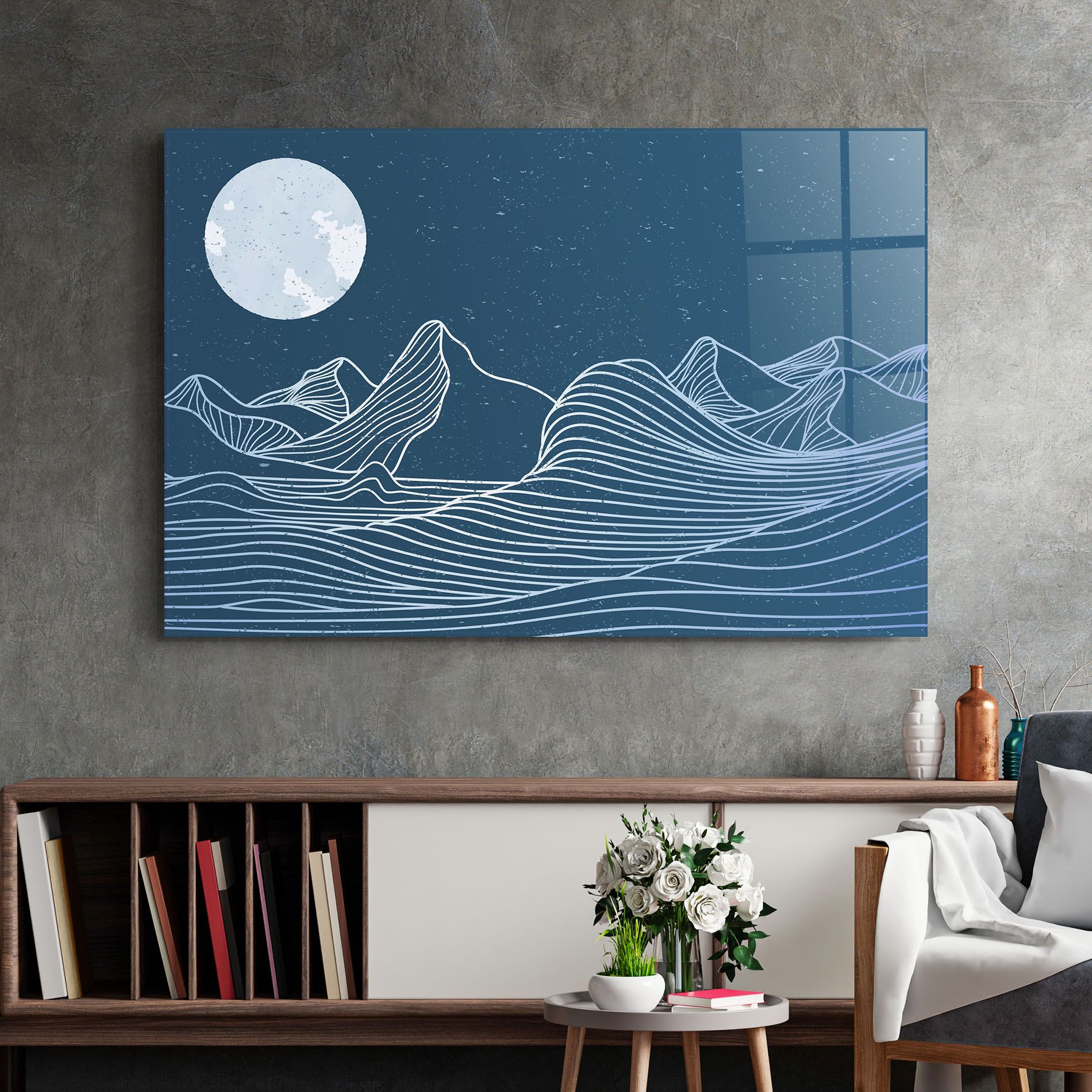 Ocean Blue Wave mockup 2