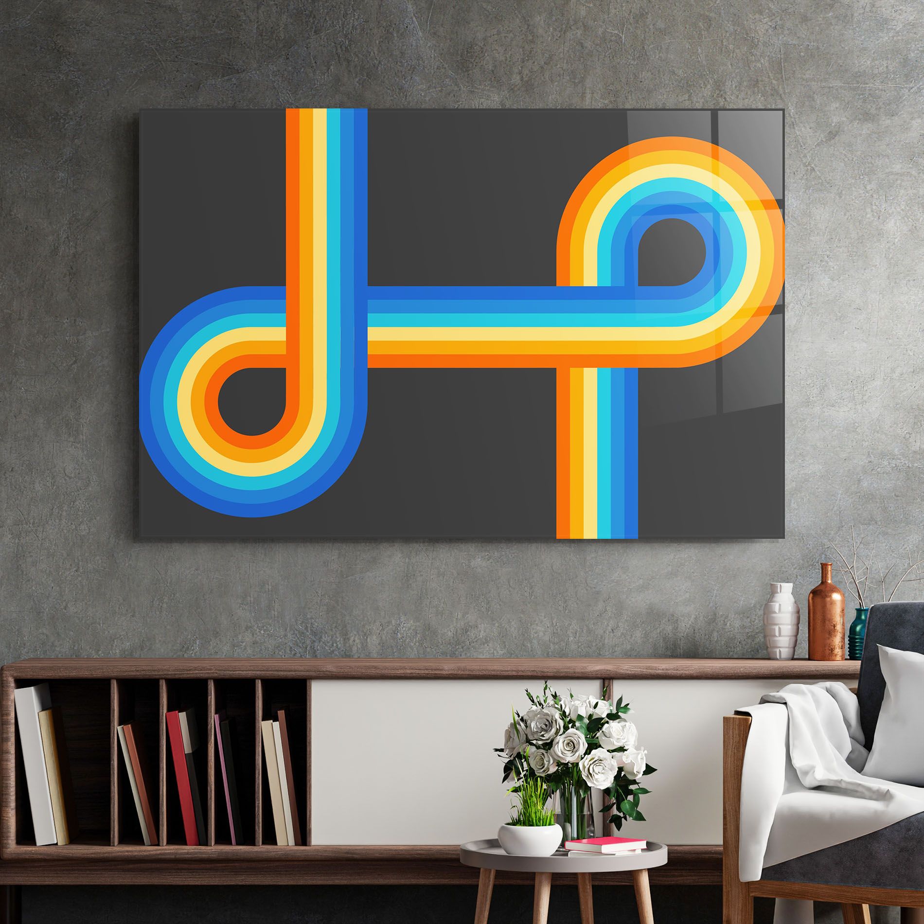 Vintage Ranbow mockup 2