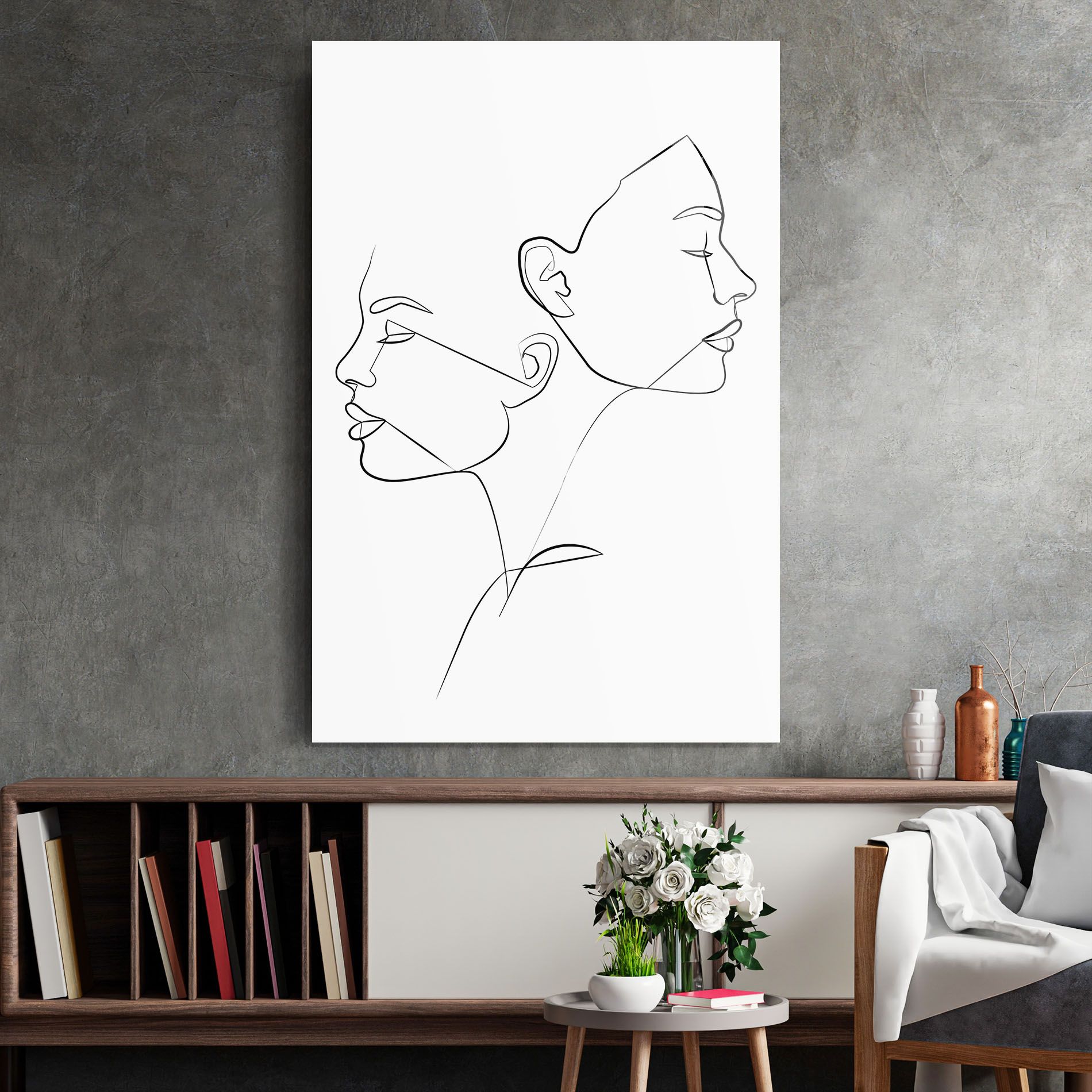 Female Black Line mockup 2