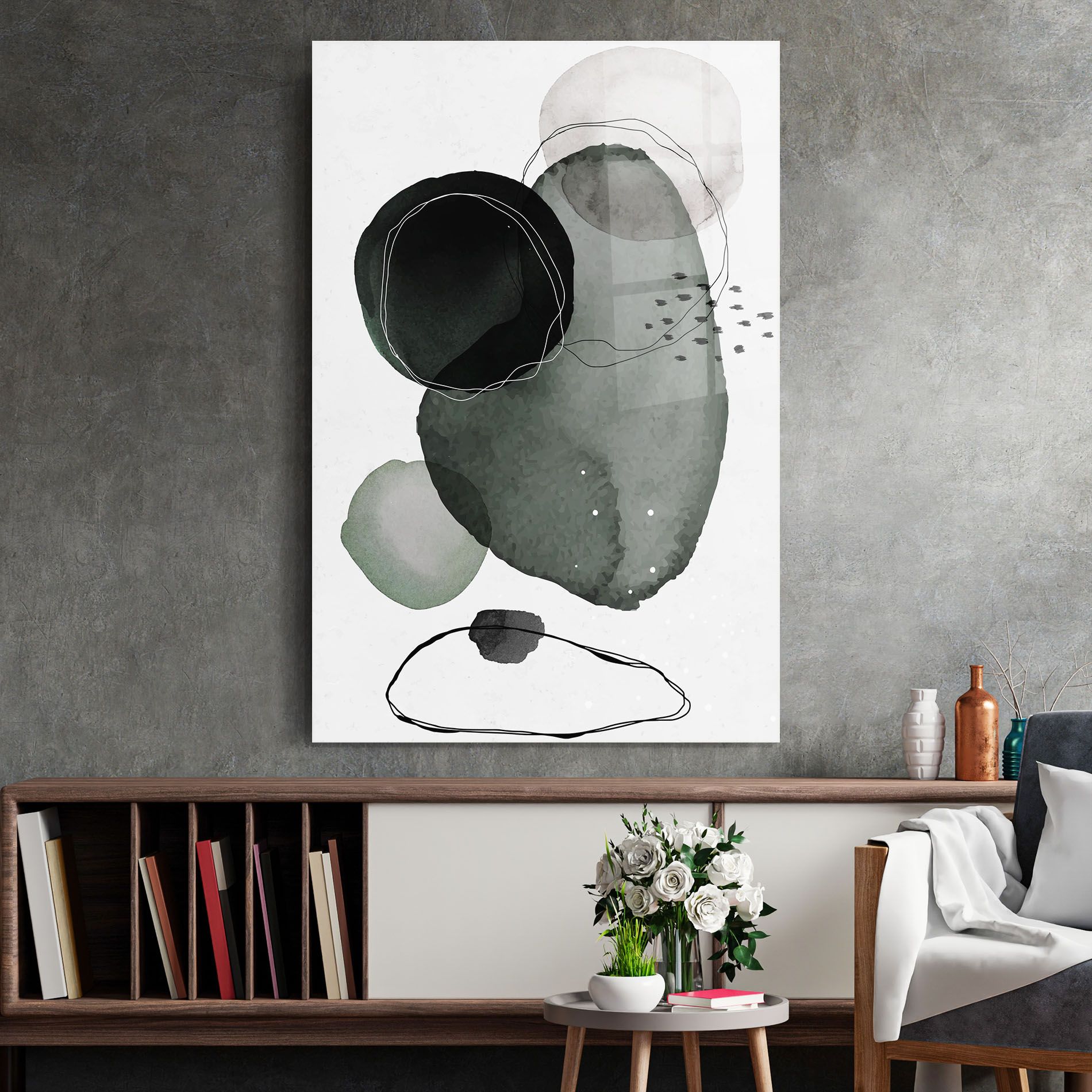 Green Watercolor mockup 2