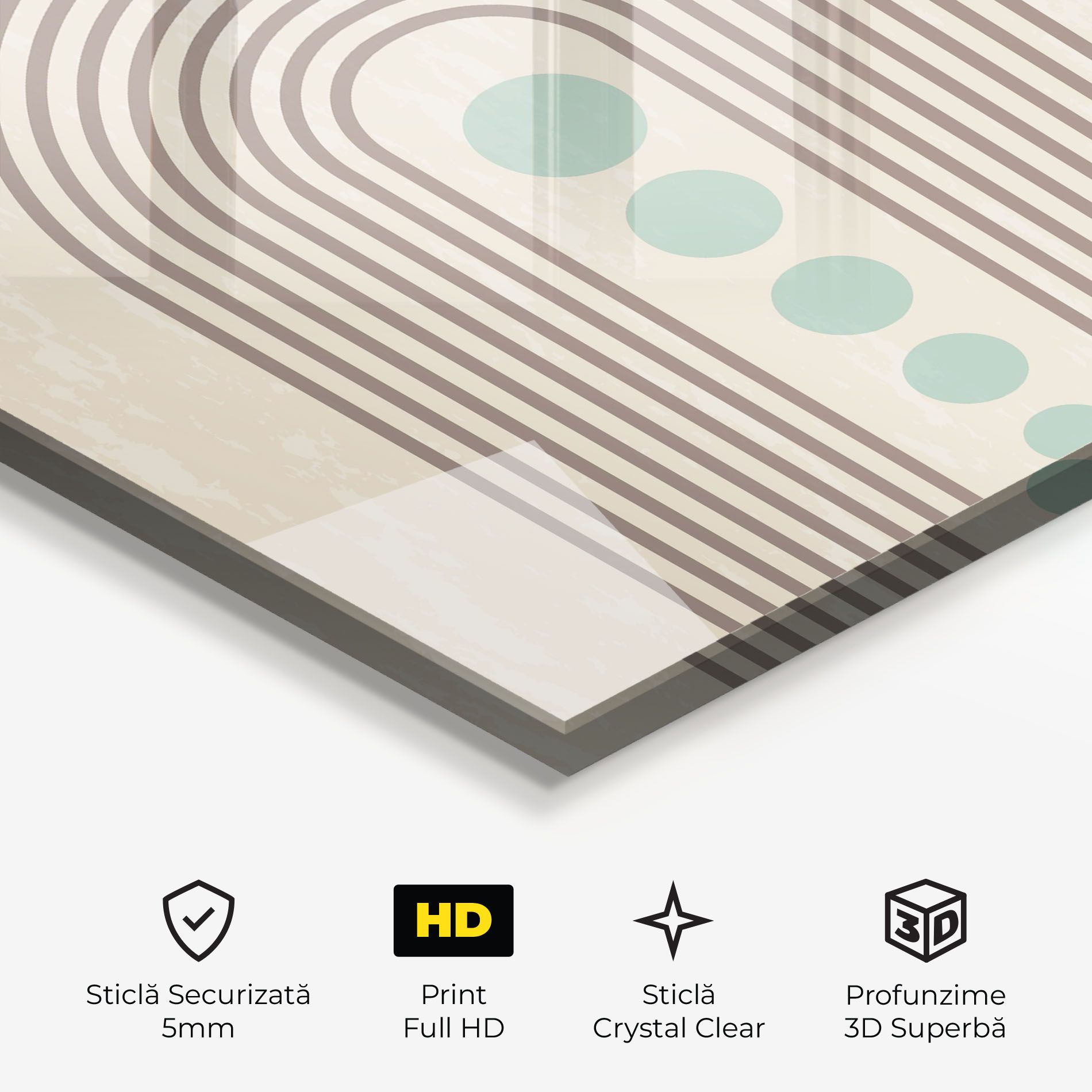 Cream Blue Circles mockup 3