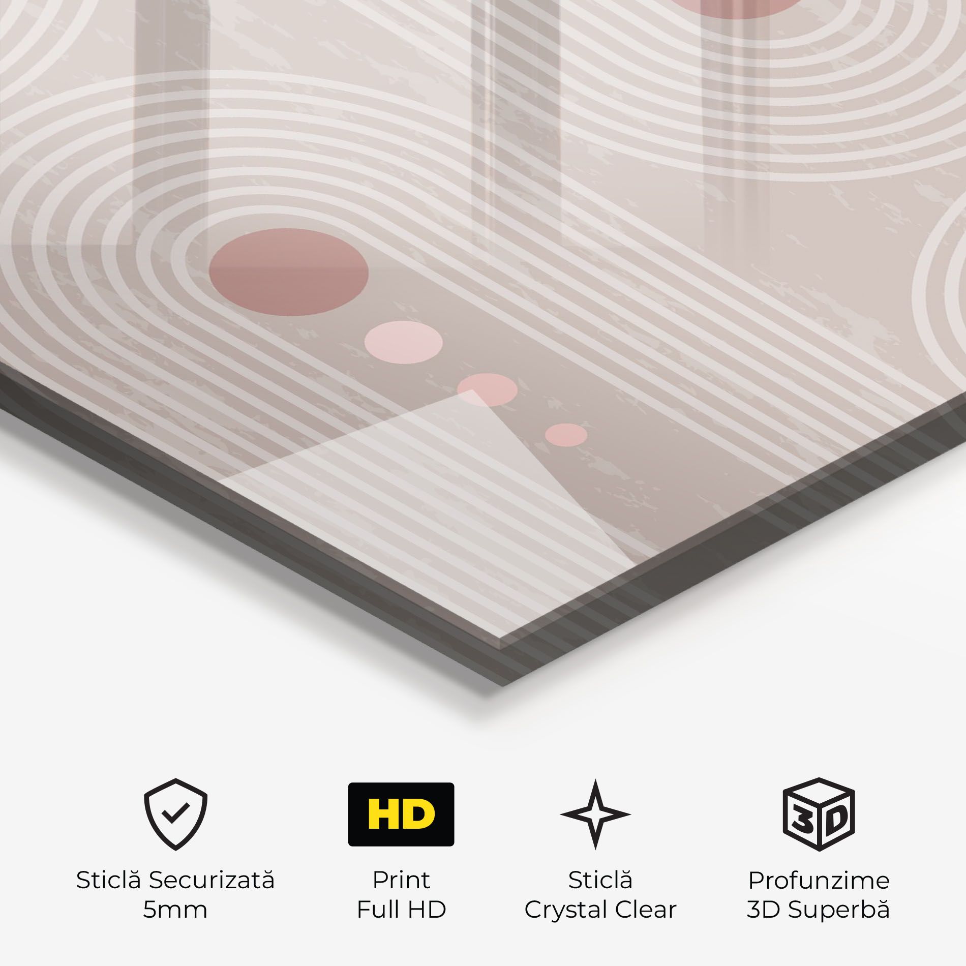 Pink Circle On Cream mockup 3