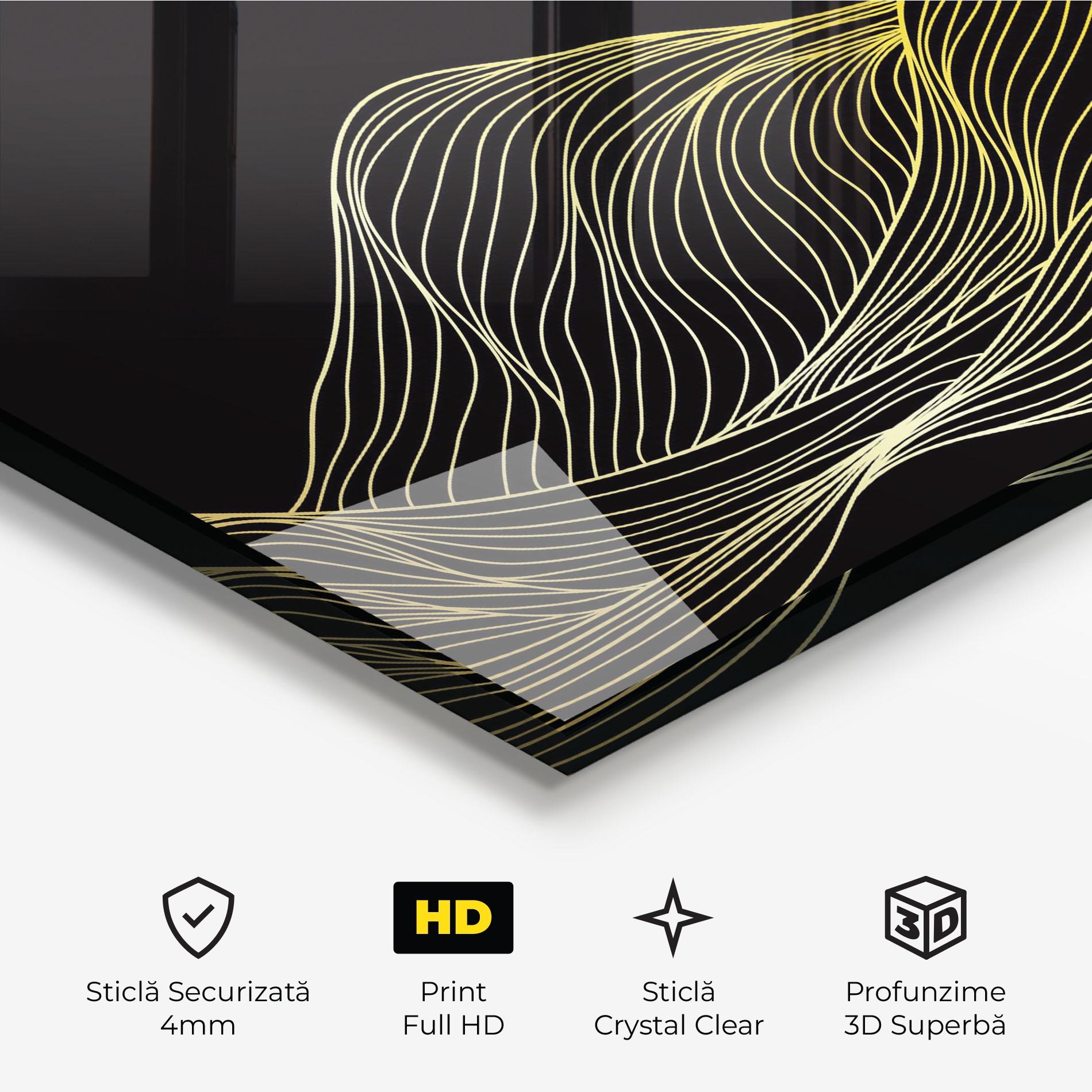 Tablou Sticla Gold Moon mockup 3