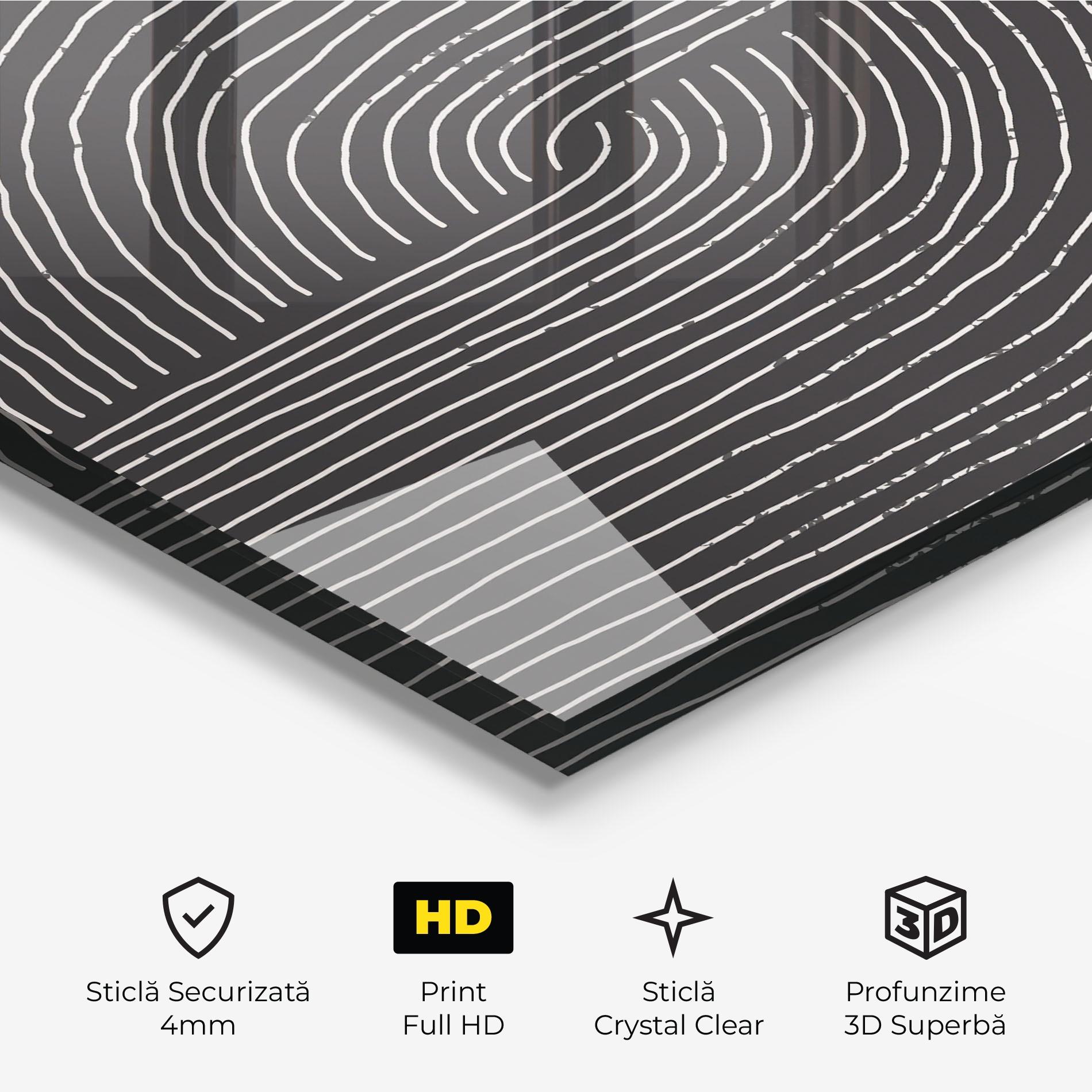 Tablou Sticla Minimalist Circle mockup 3