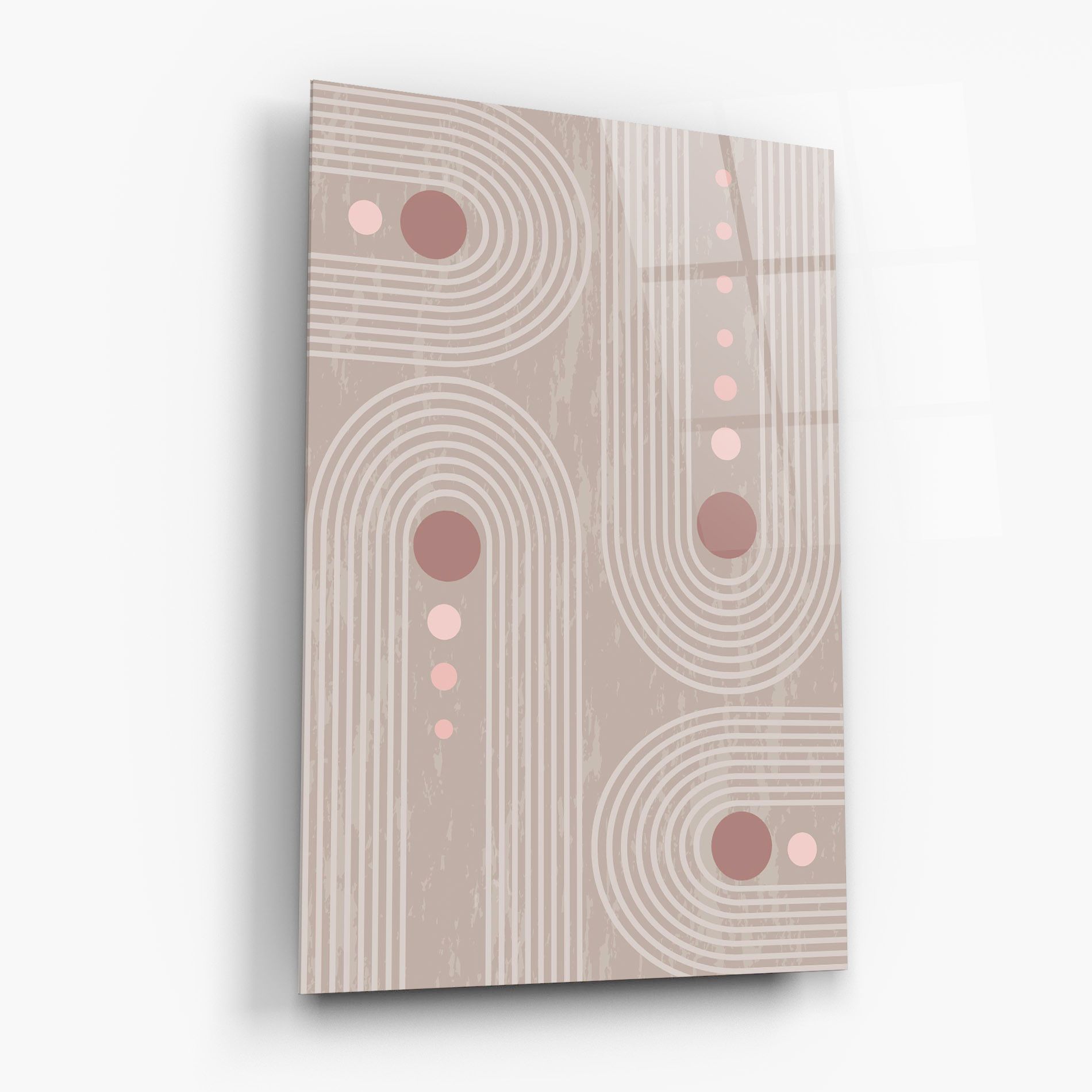 Pink Circle On Cream mockup 6