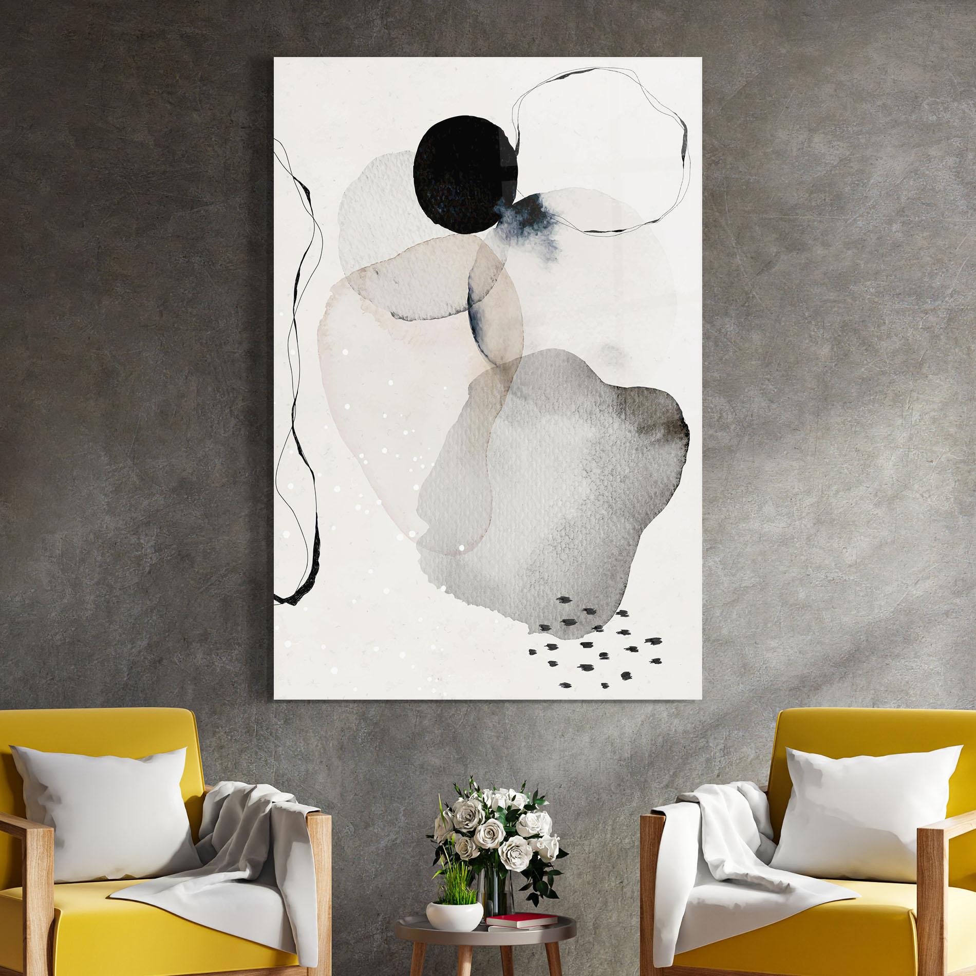 Tablou Sticla Water Color Art mockup 4